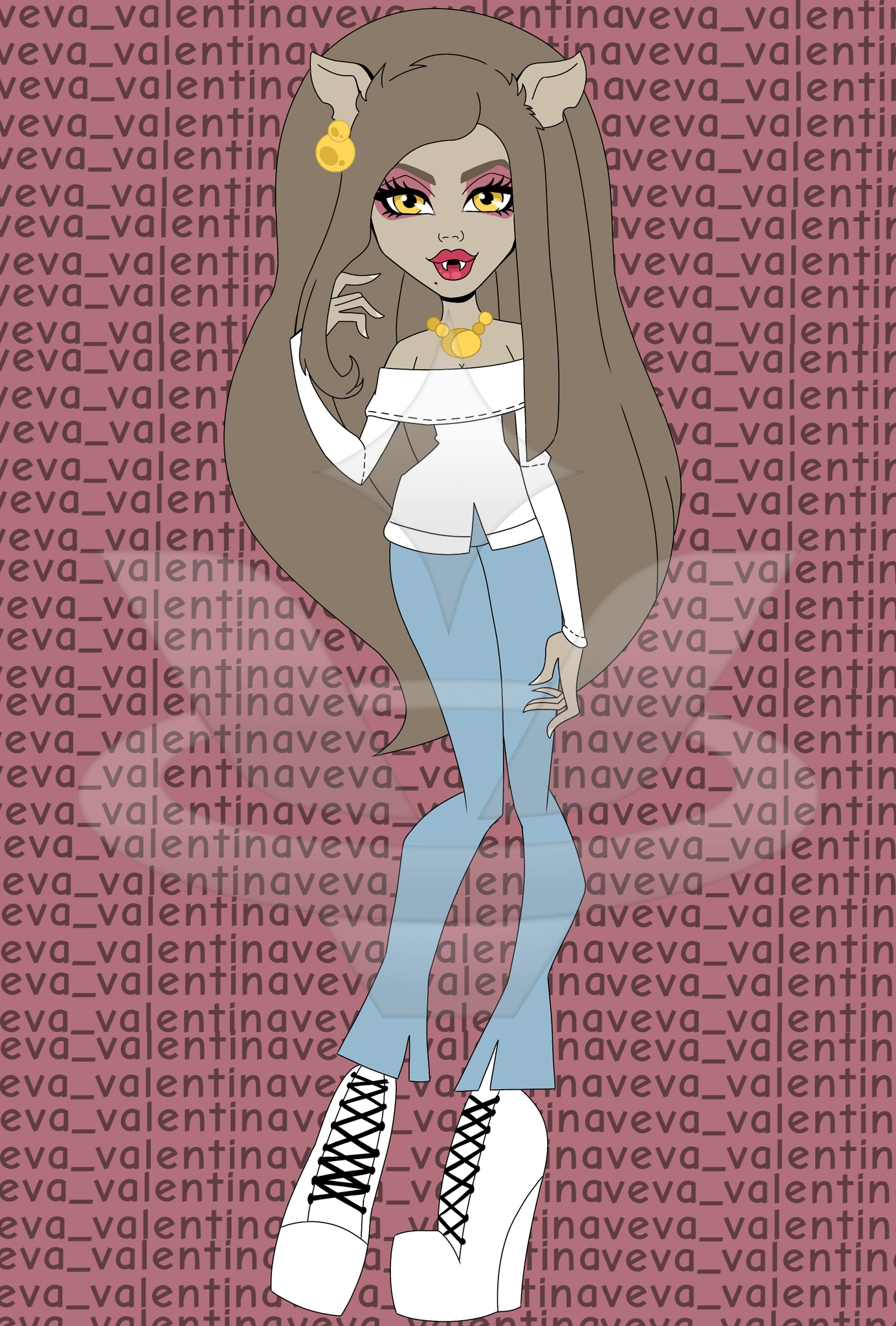 Werewolf character artwork