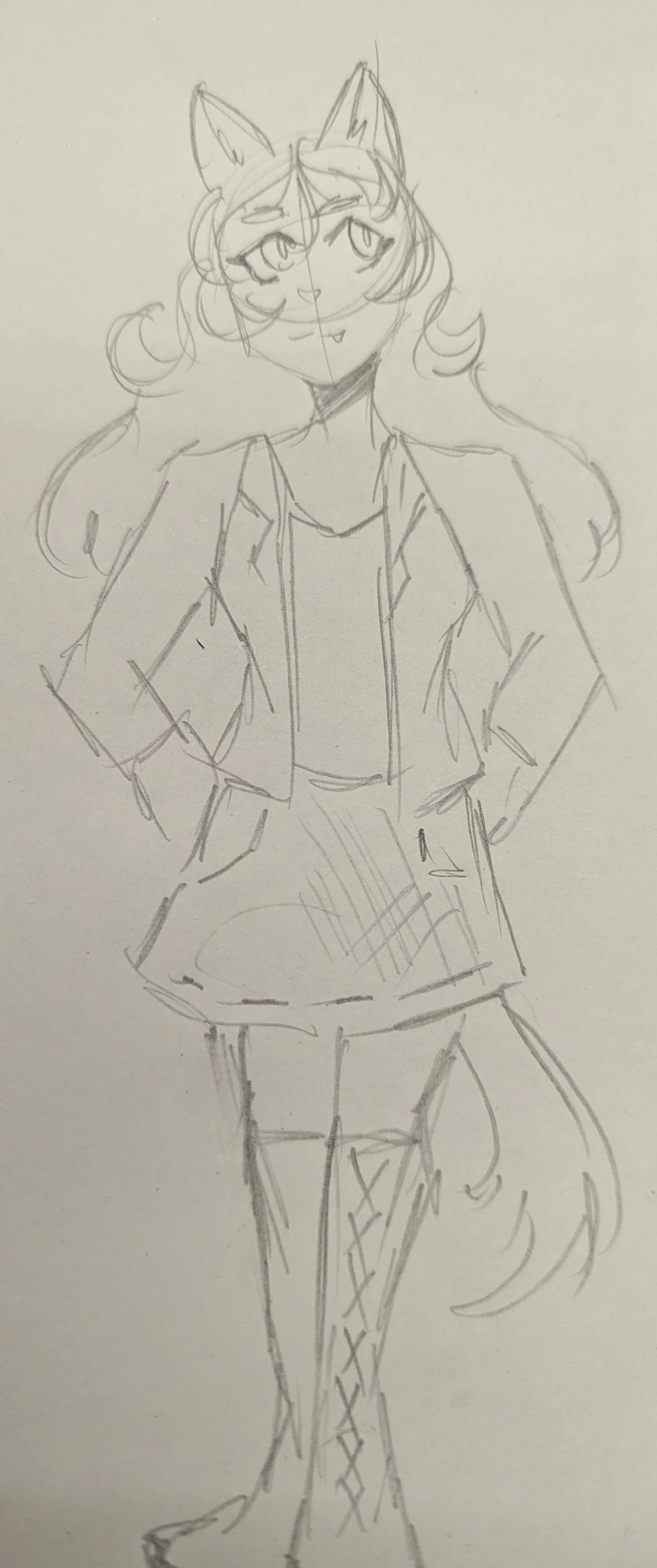 Werewolf girl (2) character artwork