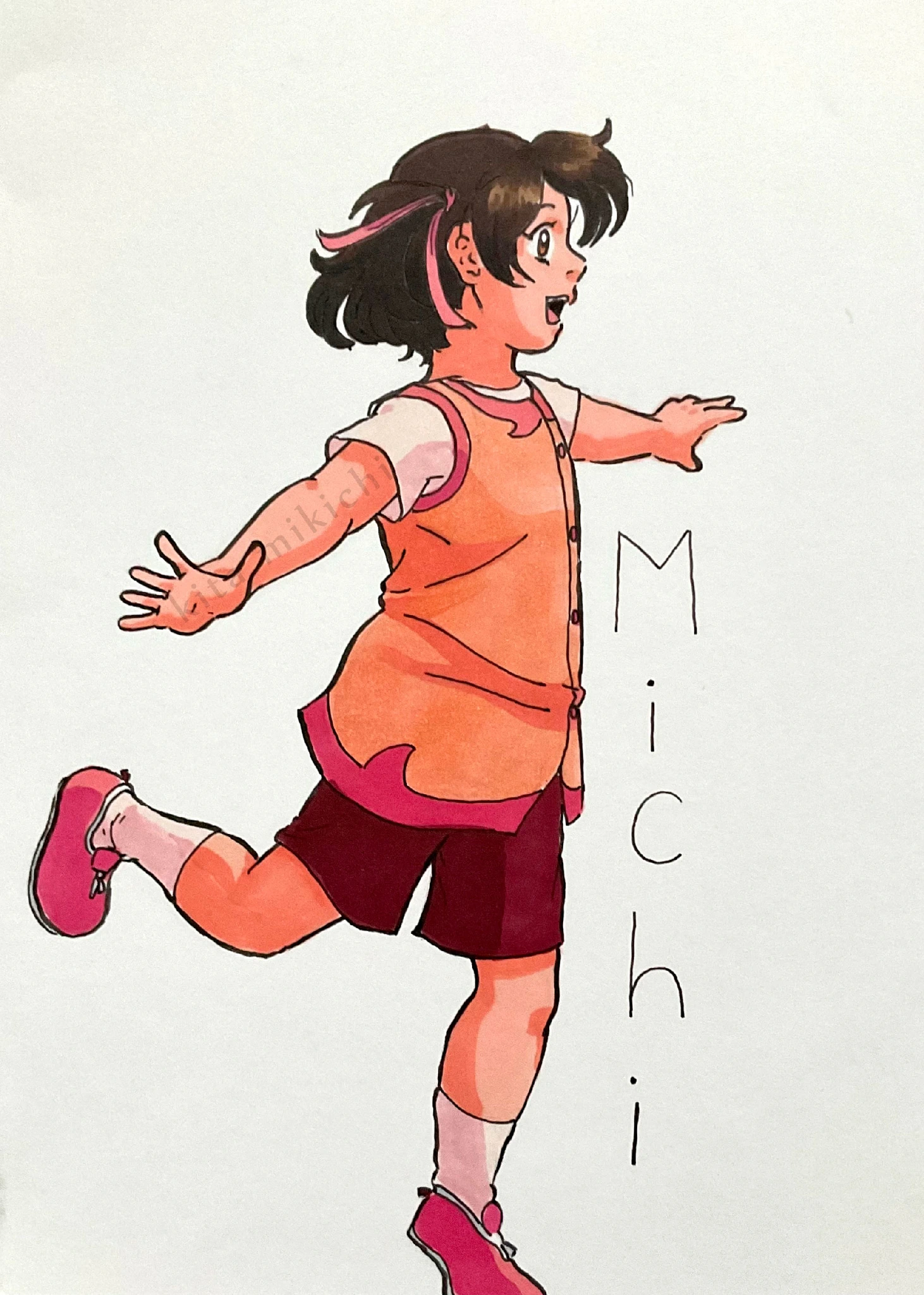 Michi character artwork