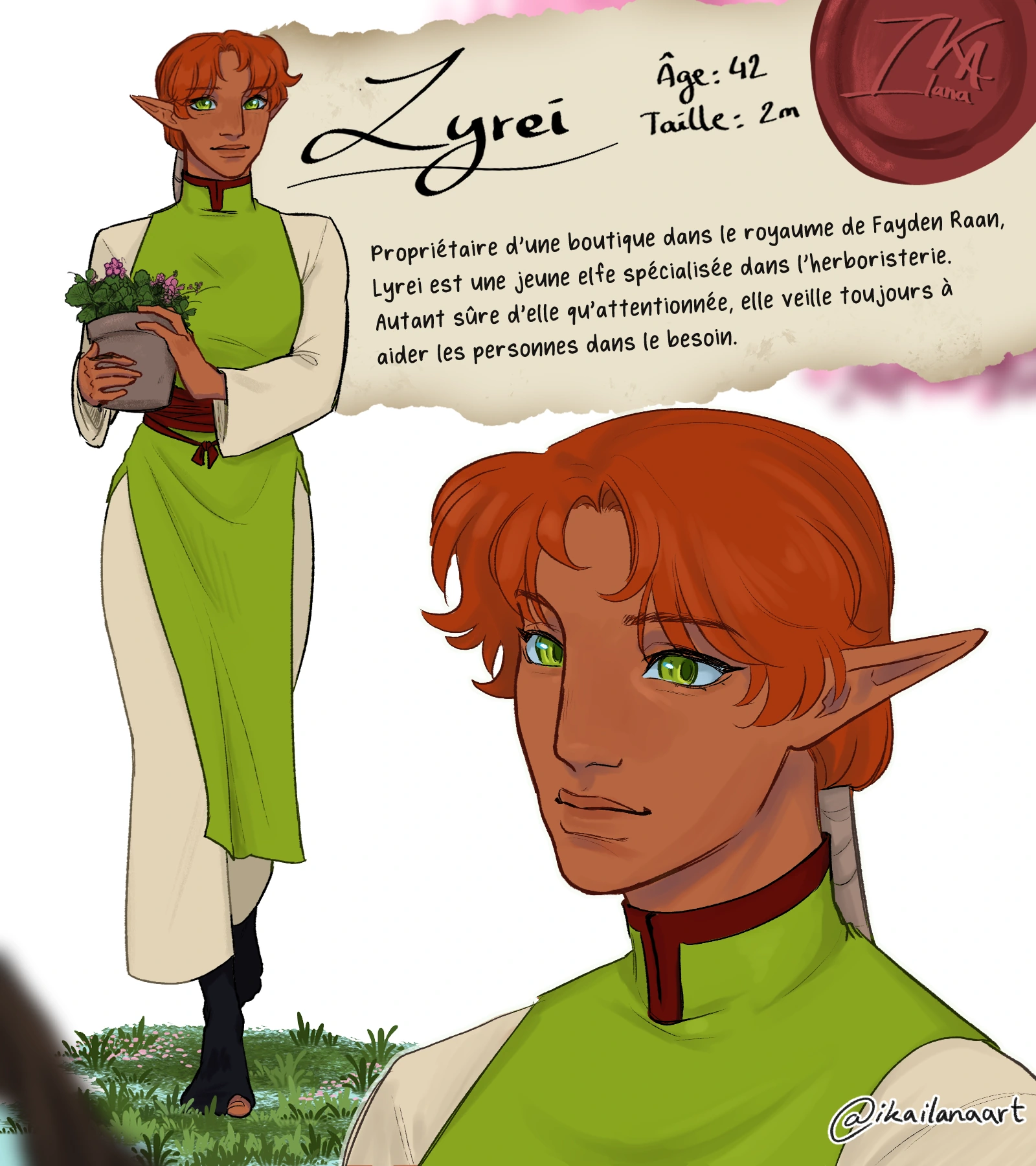 Lyrei character artwork
