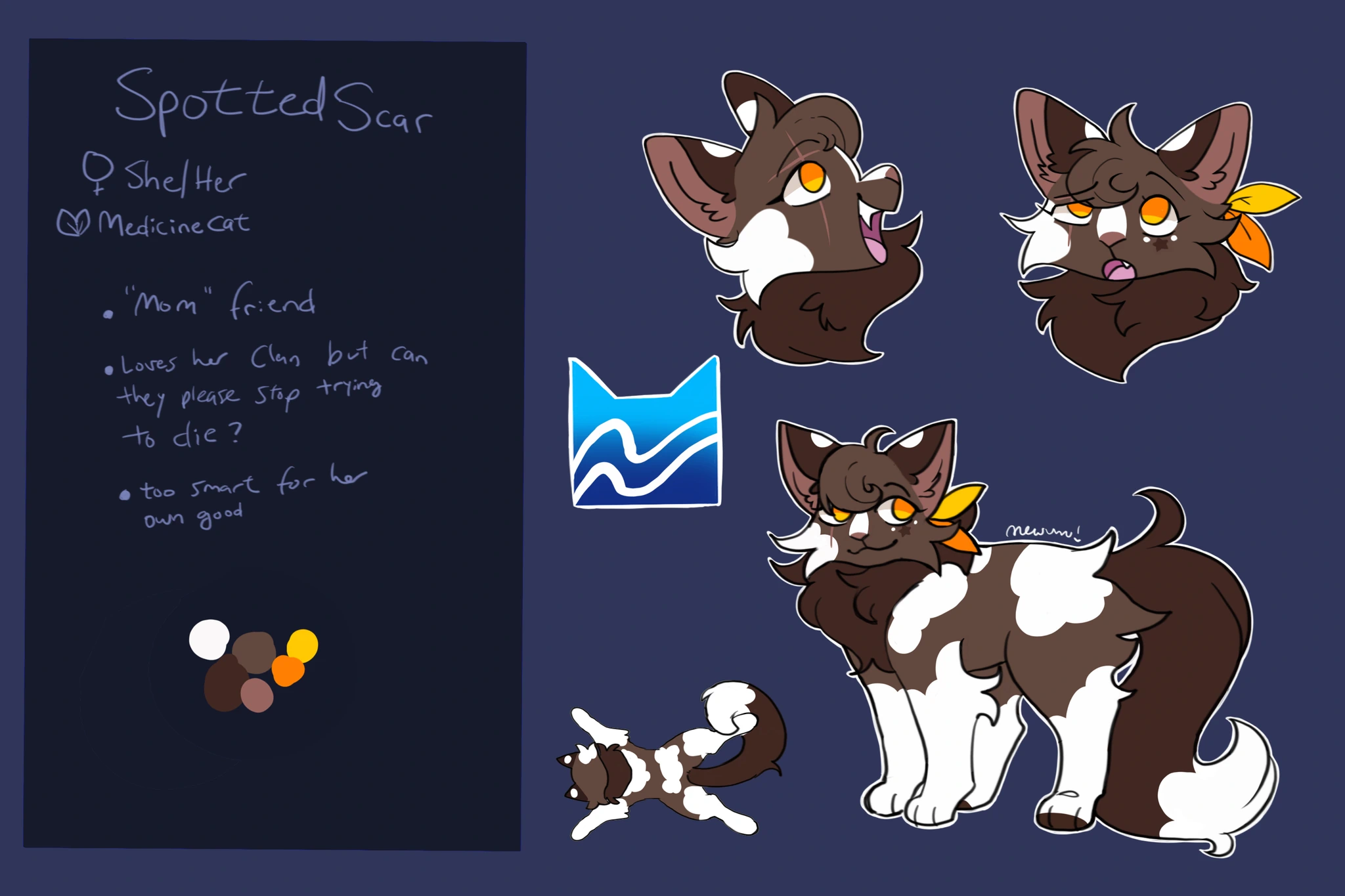 Spottedscar character artwork