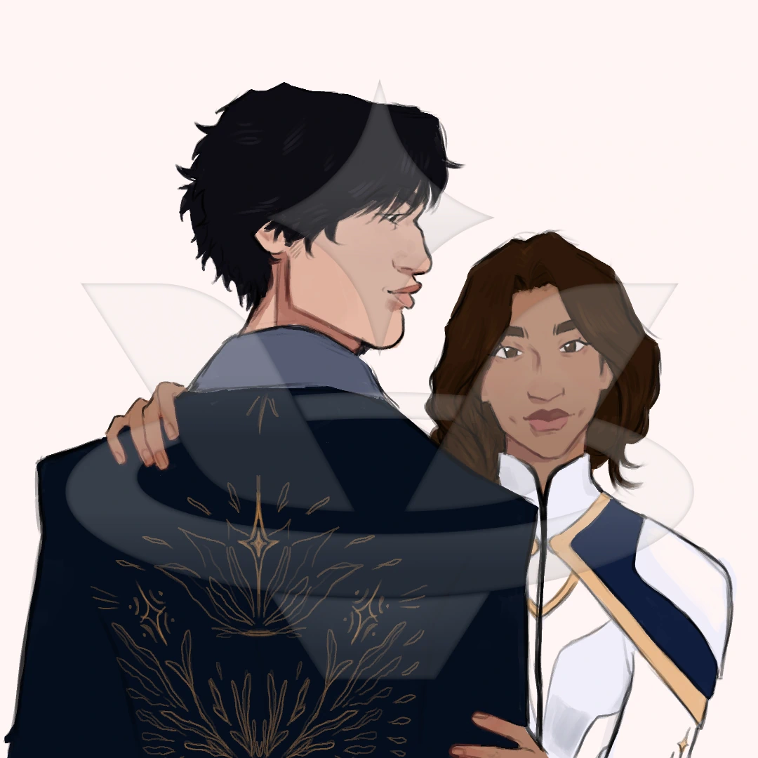Theo and Luna character artwork