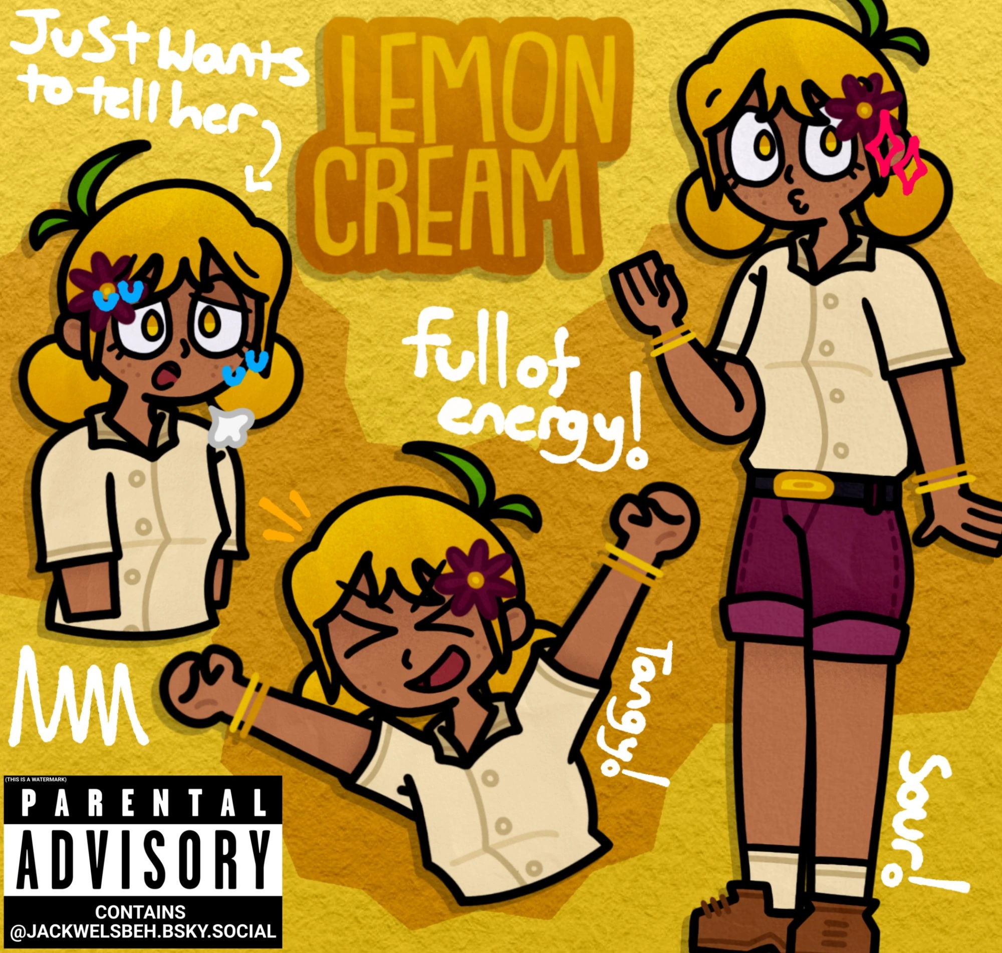 Lemon Cream character artwork