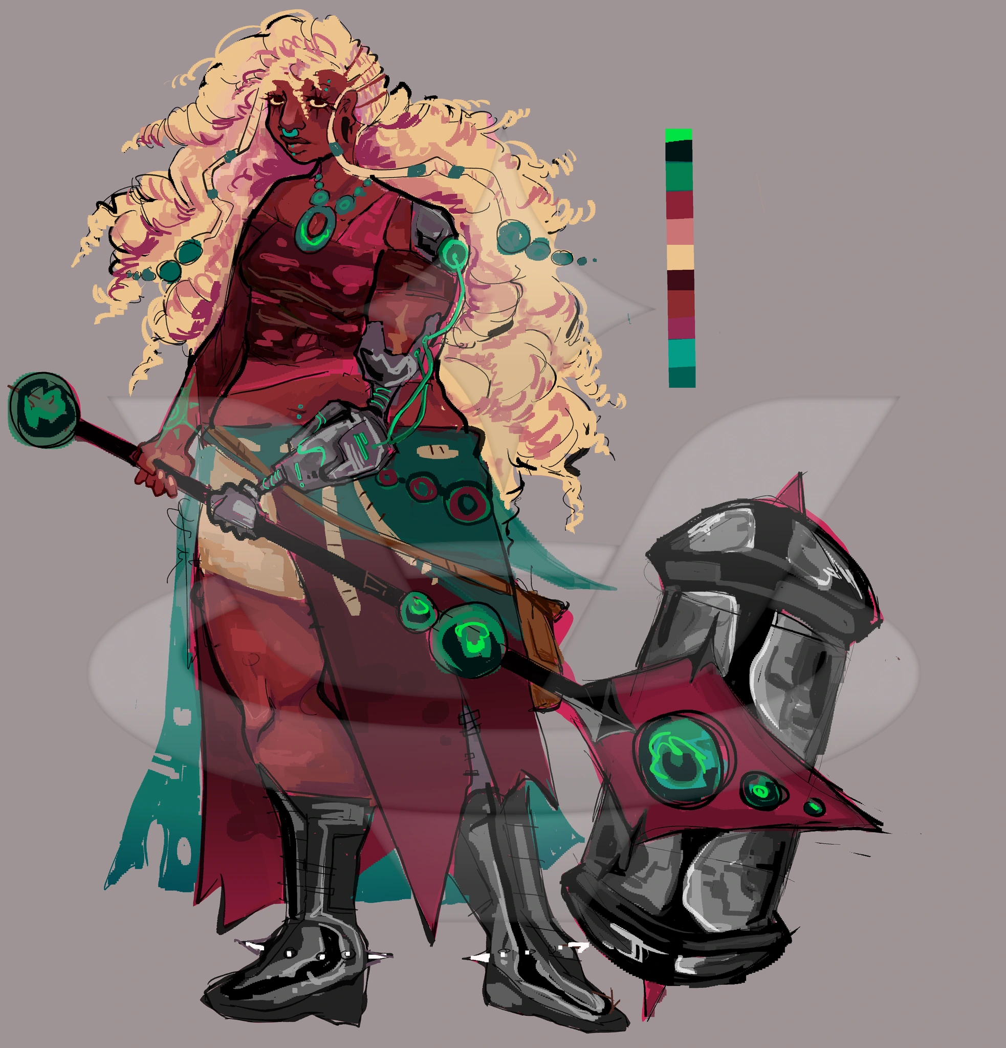 Nevine character artwork
