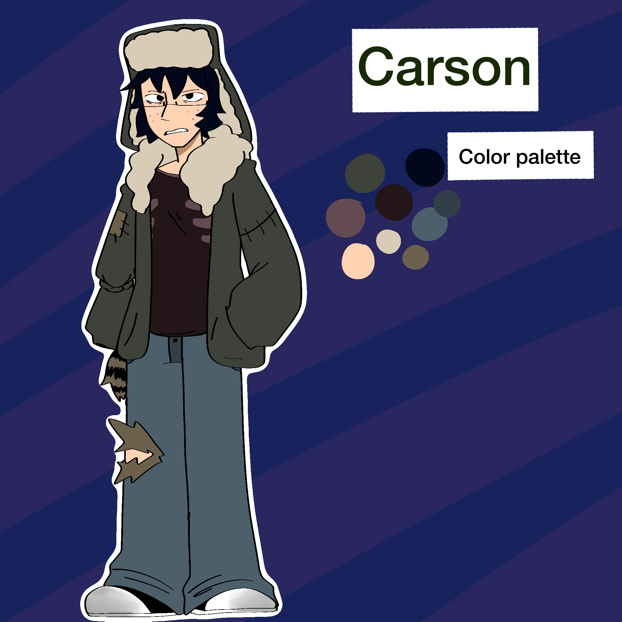 Carson character artwork