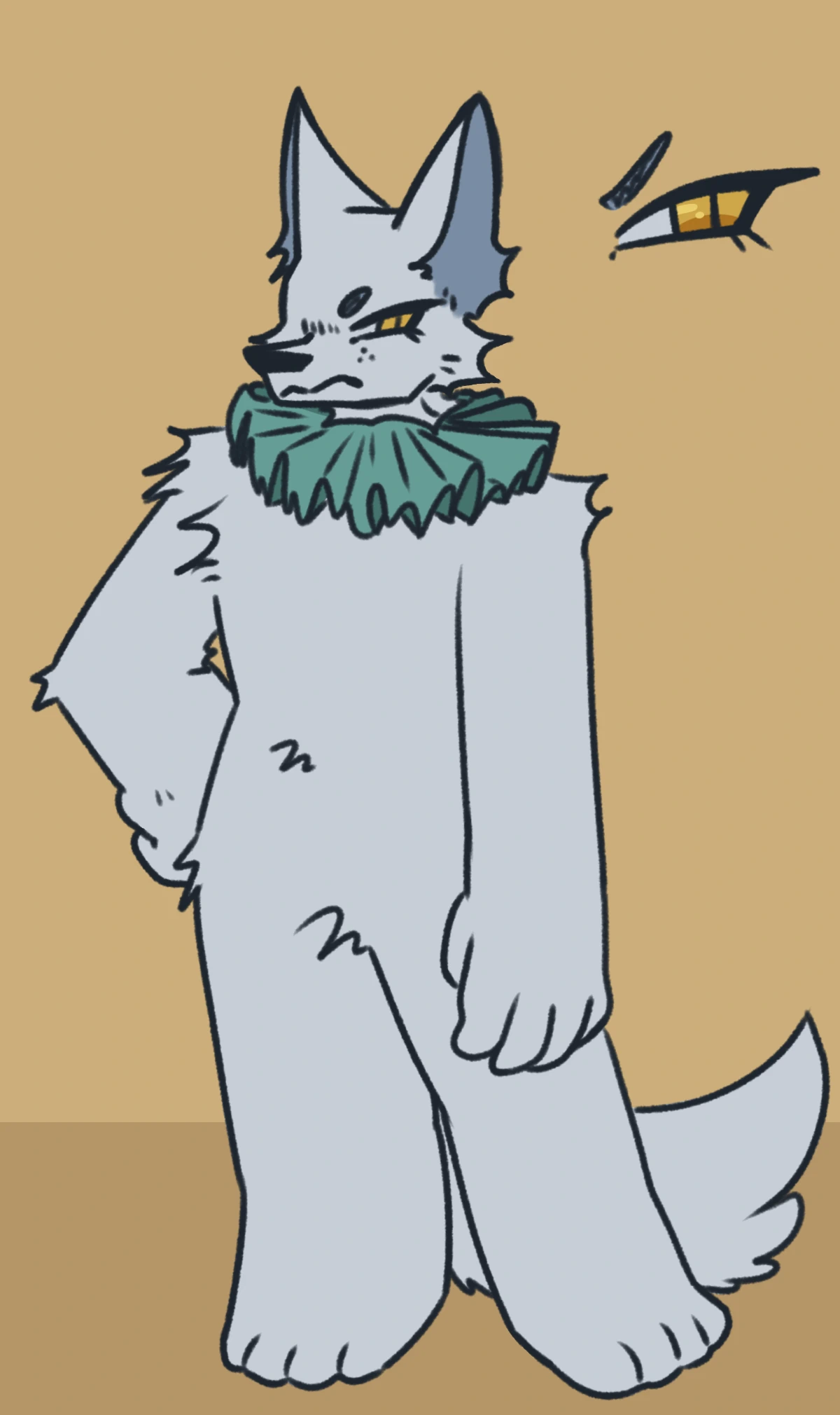 Wolfie The Wolf character artwork