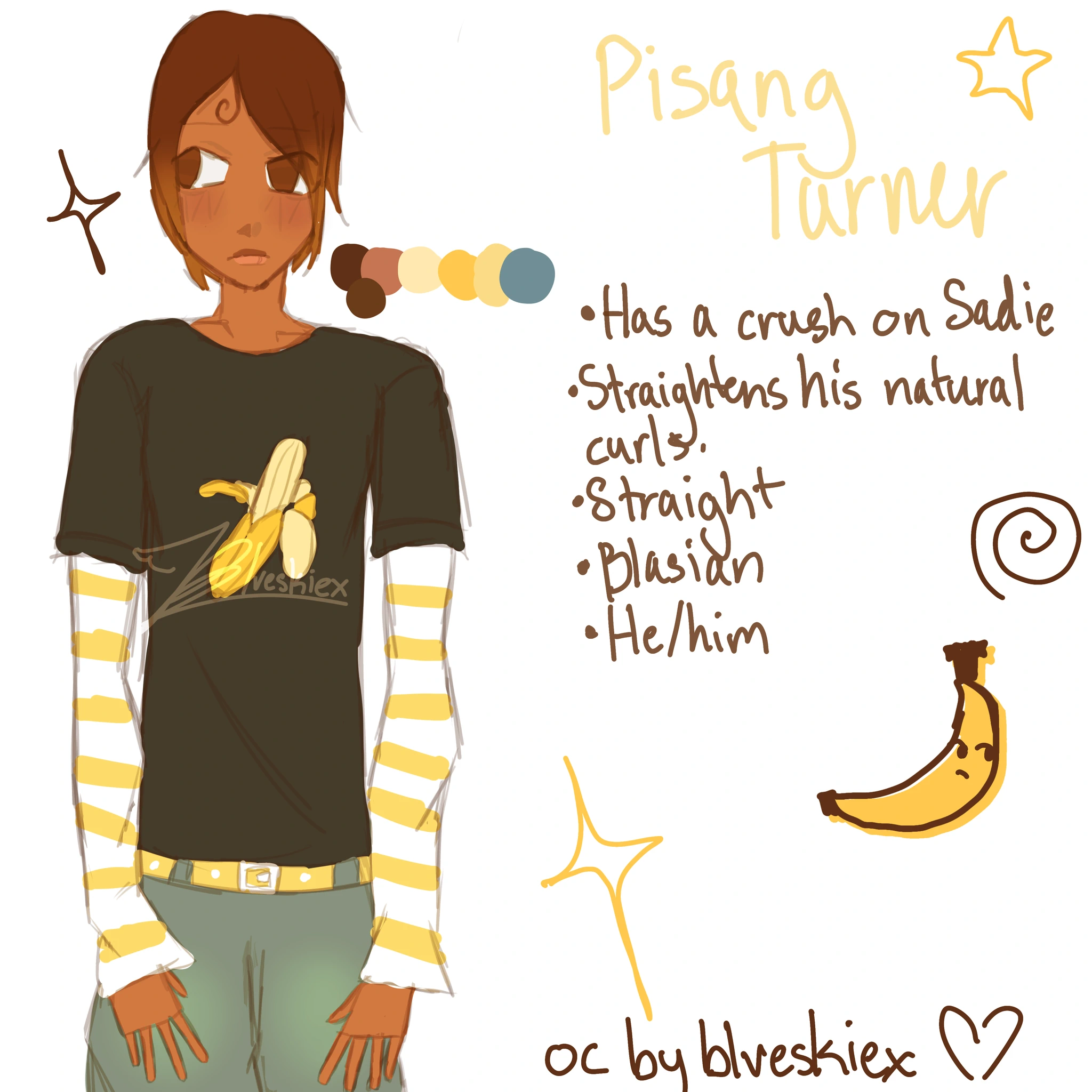 Pisang Turner ⚡︎ character artwork