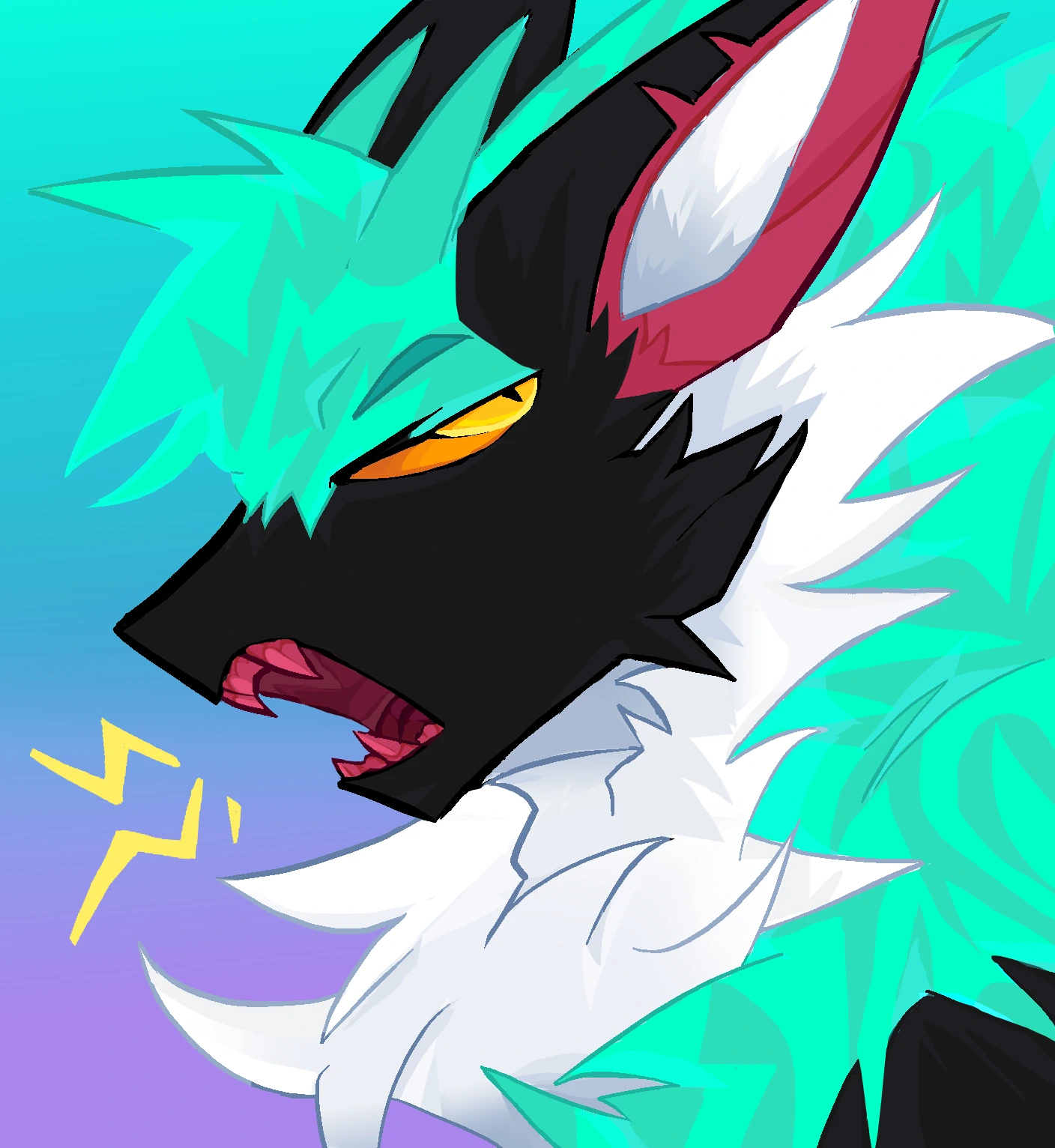 Fursona:  2 character artwork