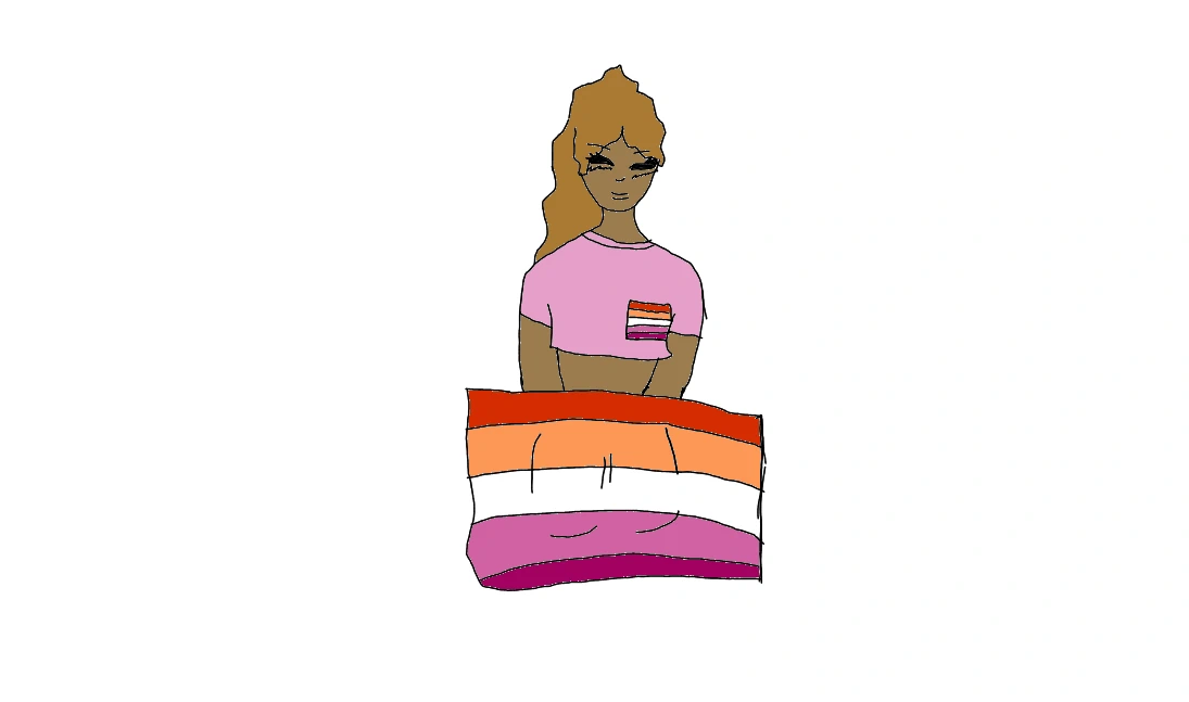 LESBIAN OC character artwork