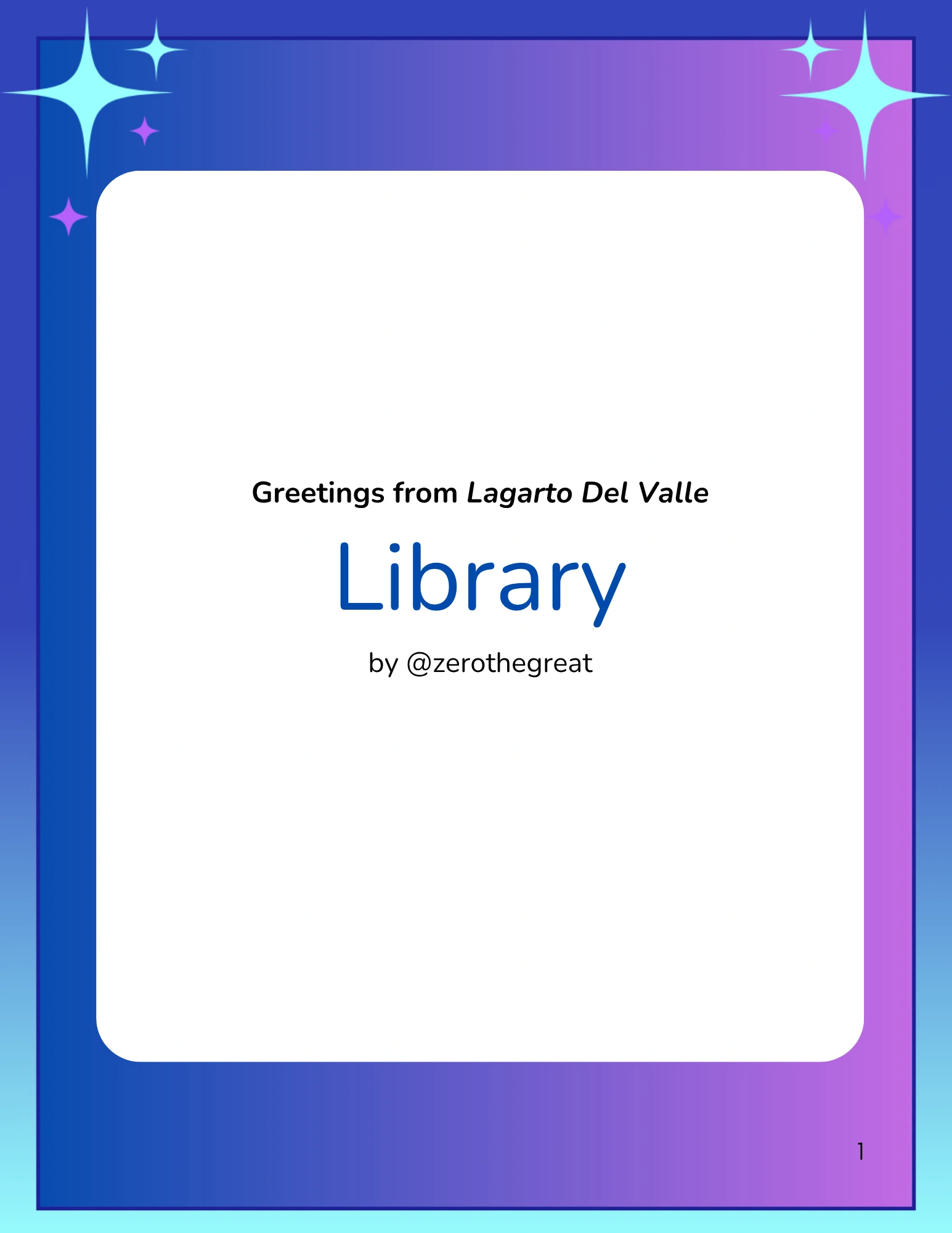 GLDV Library character artwork
