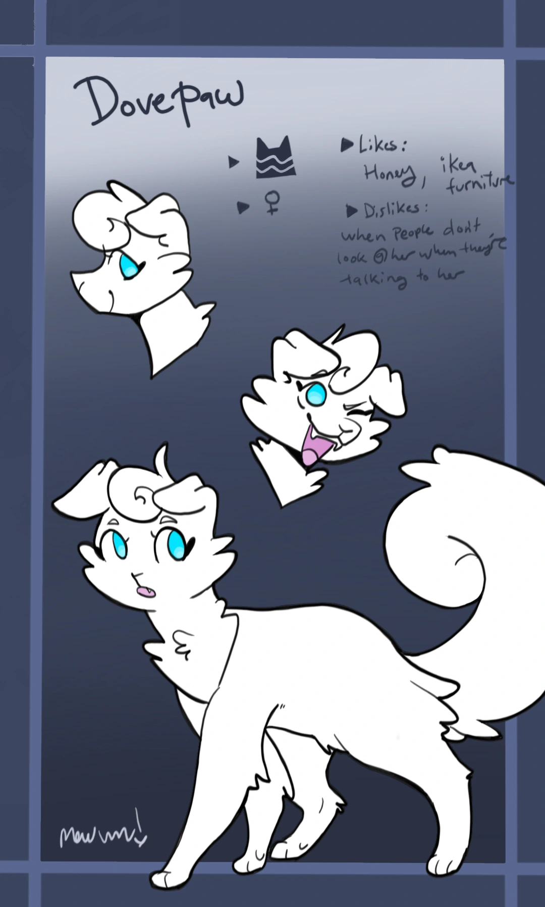 Dovepaw character artwork