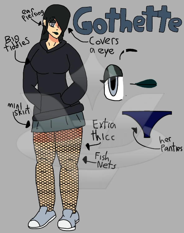 Gothette character artwork