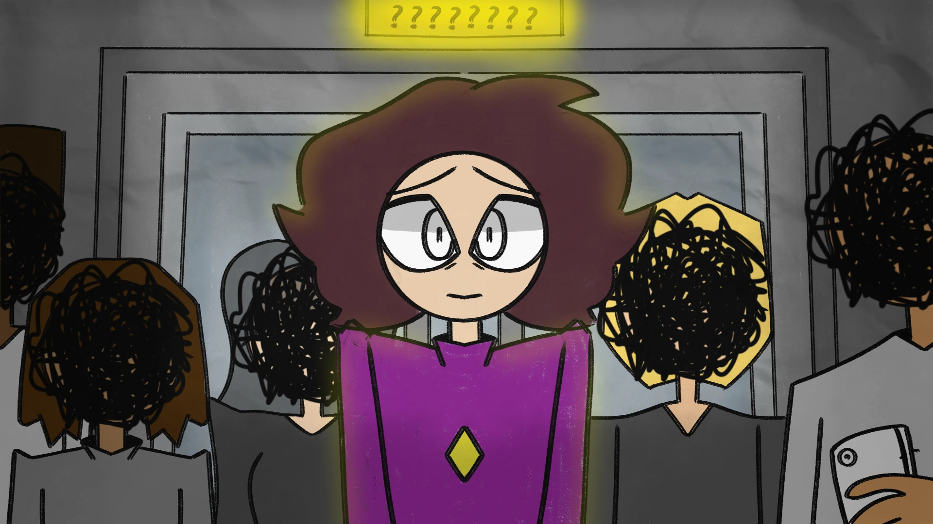 THUMBNAIL: The World Feels Dystopian character artwork