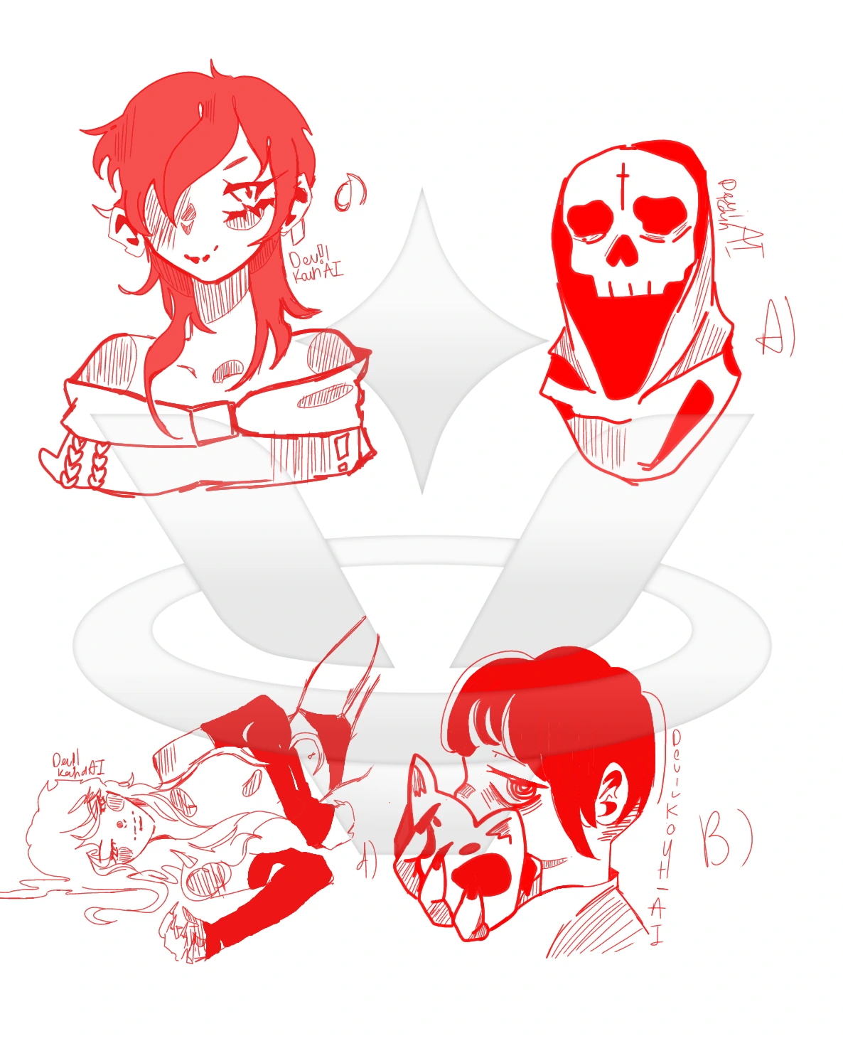 Character's character artwork