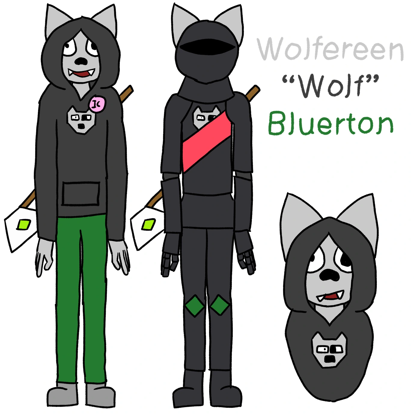 Wolf character artwork