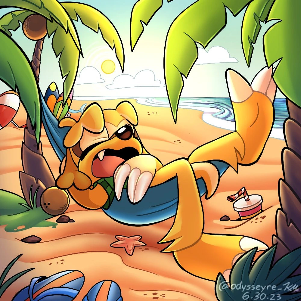 Clyde The Sloth character artwork