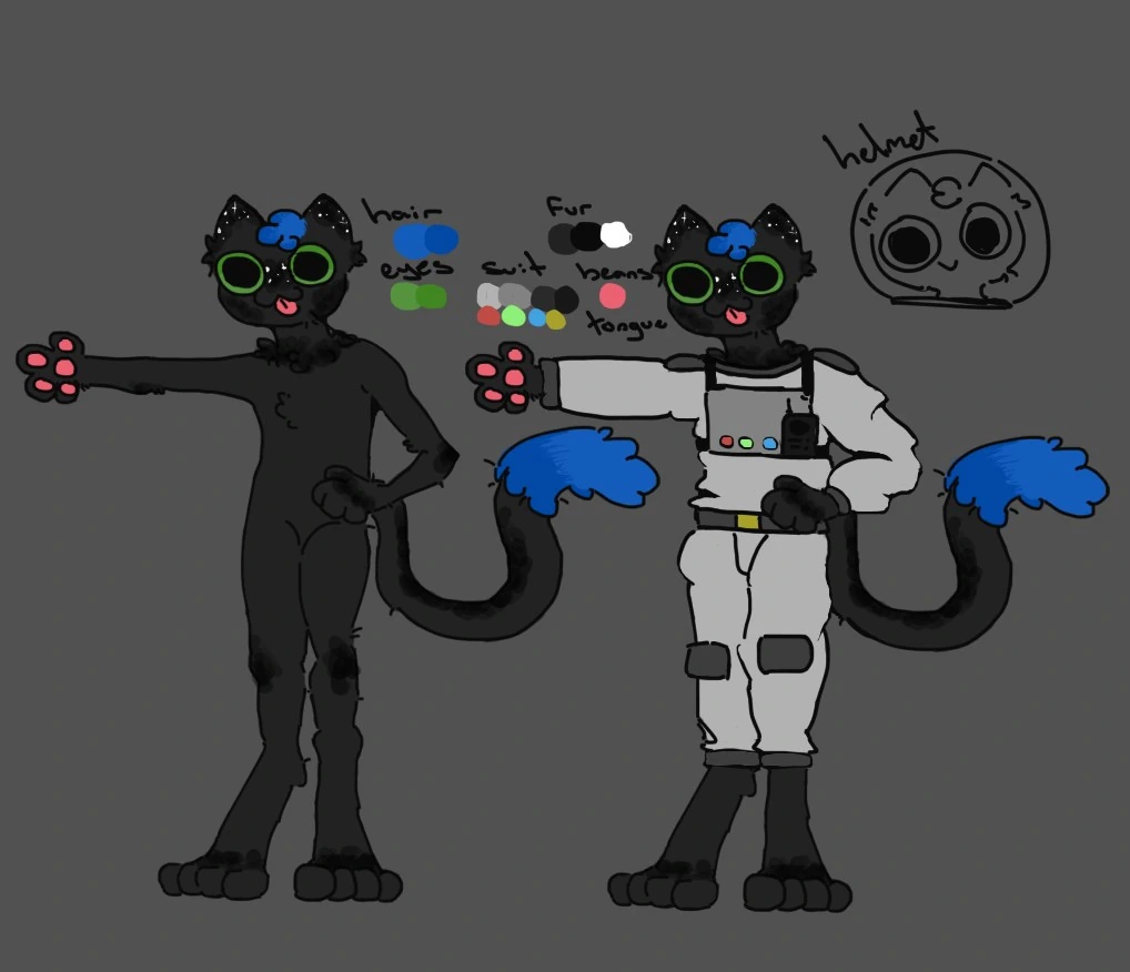 Catstronaut character artwork