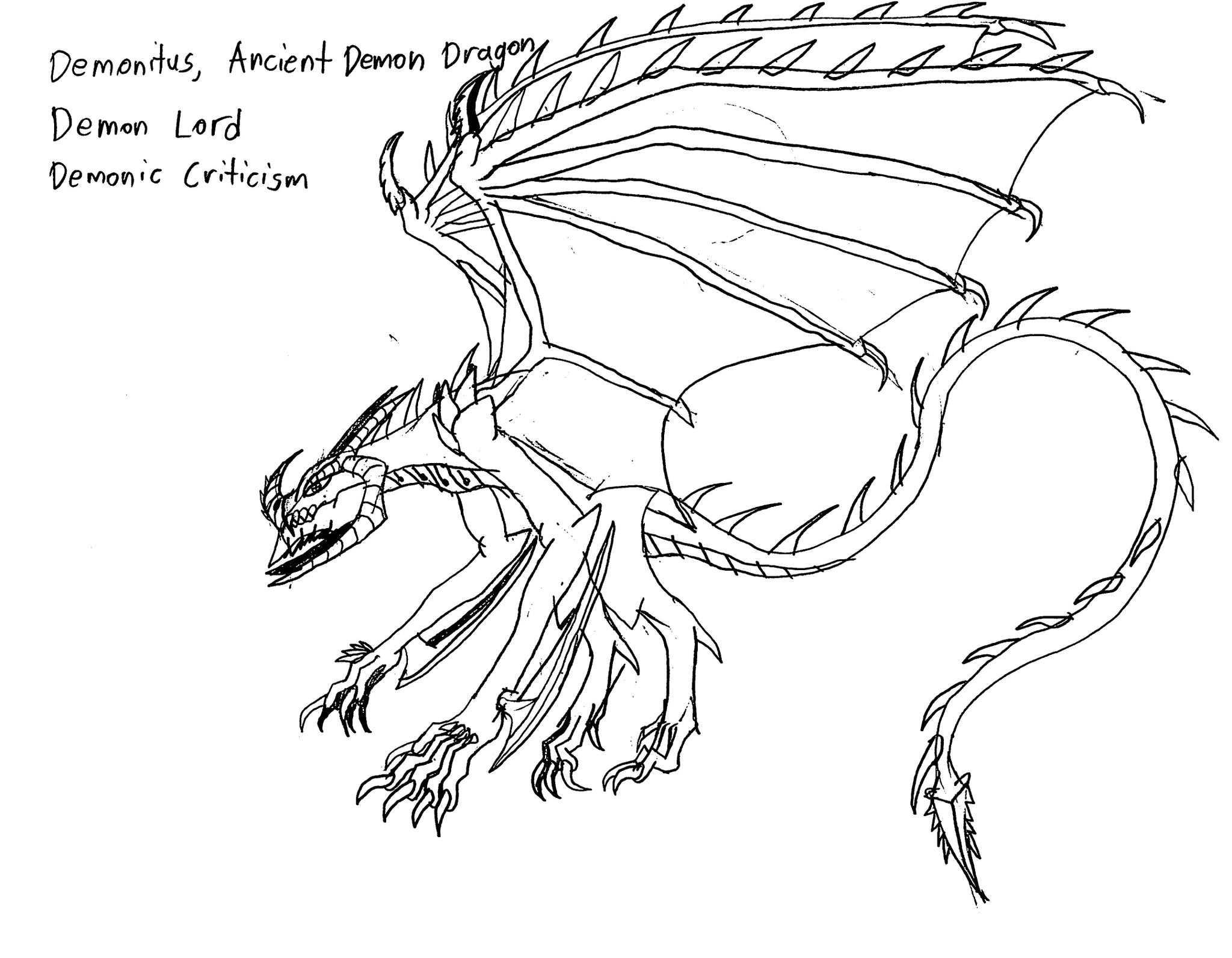 Demonitus, the Demon Lord character artwork