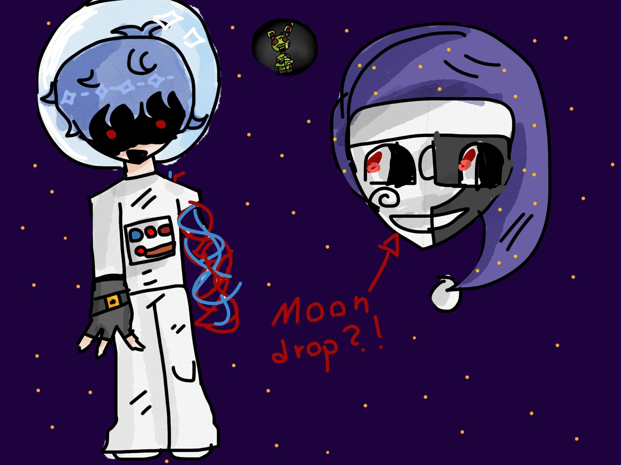 Space Fnafs character artwork