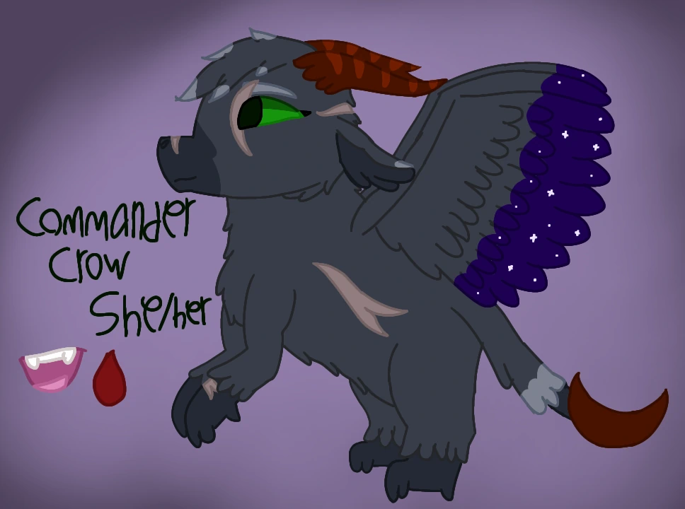 Commander Crow character artwork