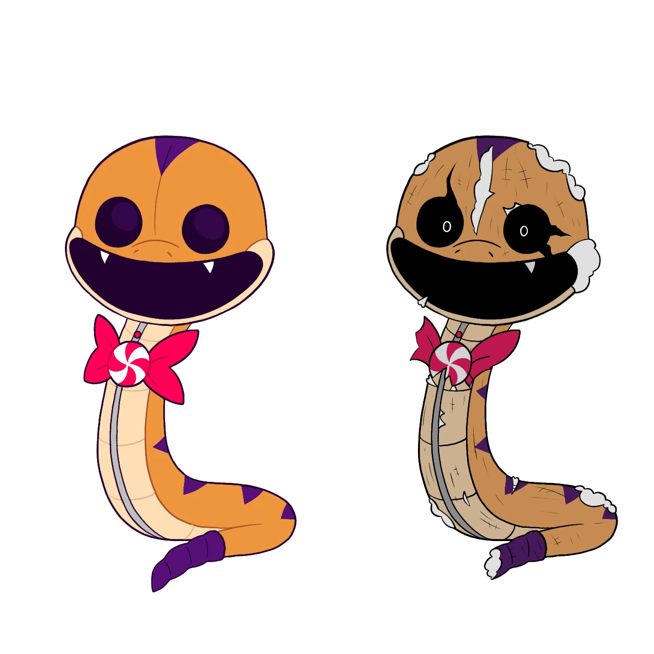 Plush Horrorsnake character artwork