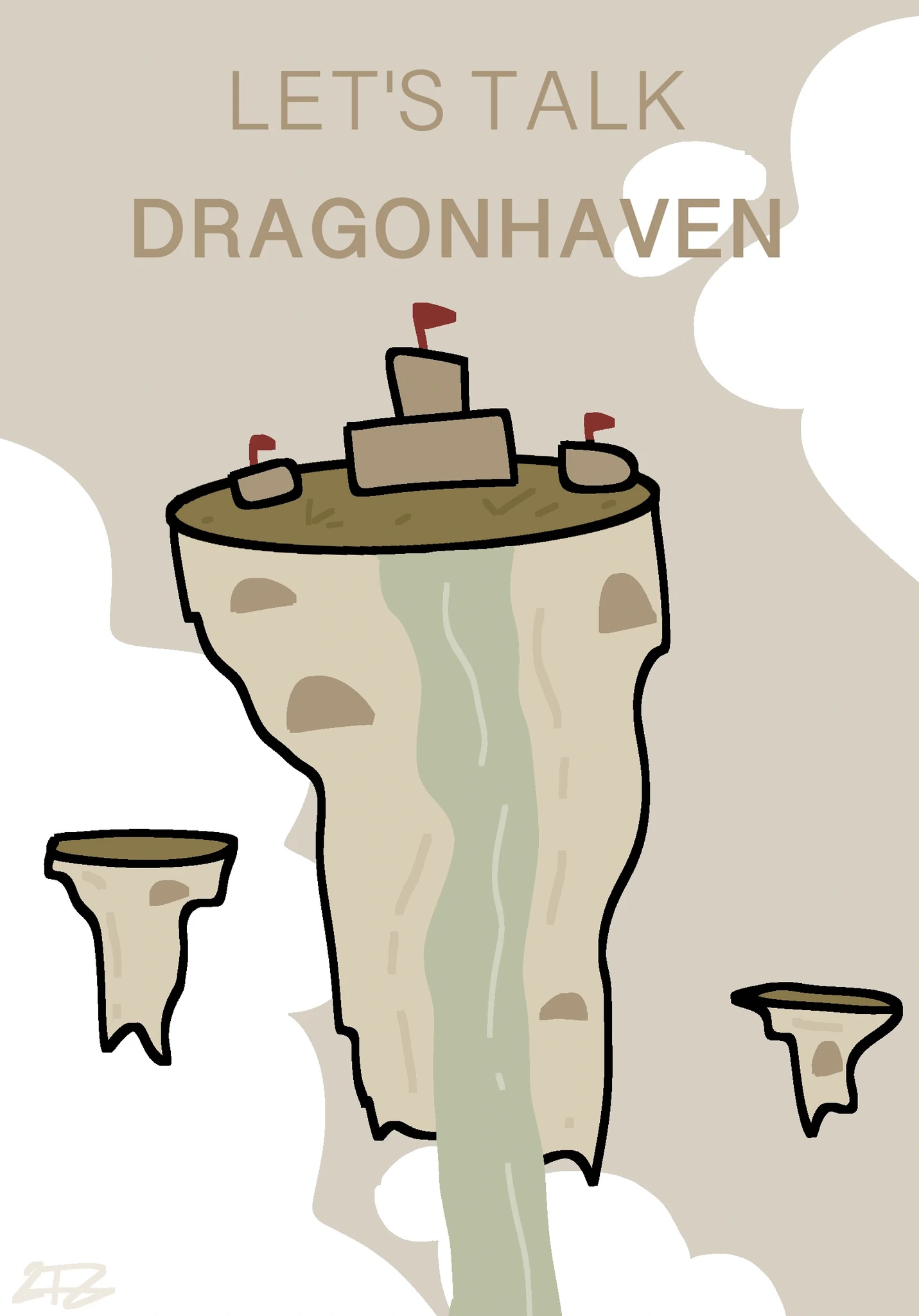 Let's Talk Dragonhaven! character artwork