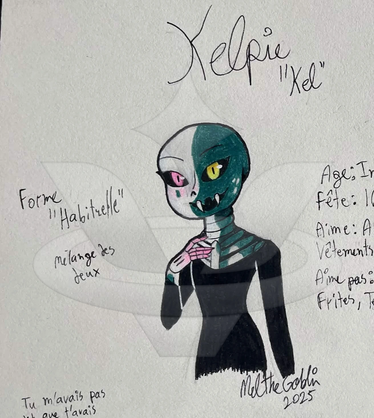 Kelpie "Kel" character artwork