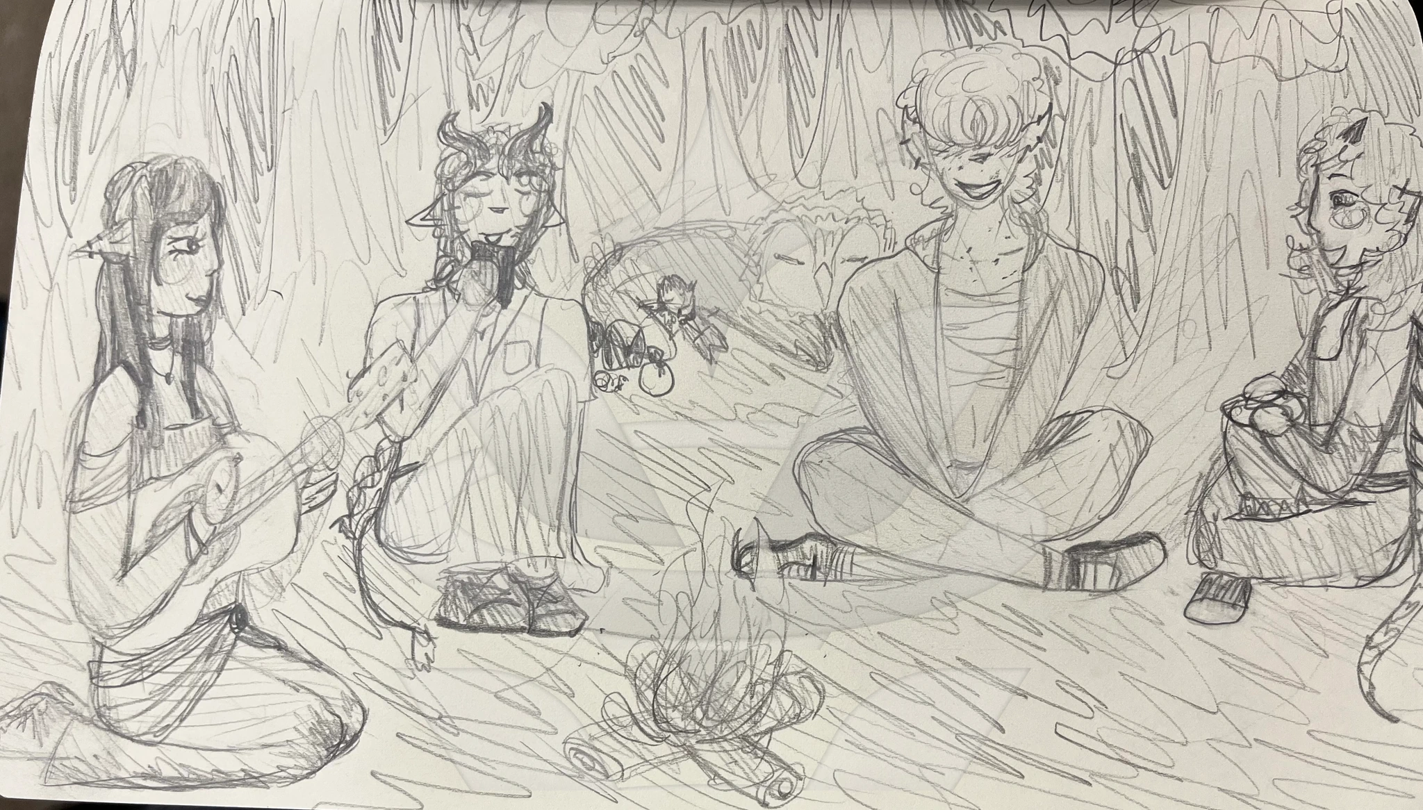 Dnd bards character artwork