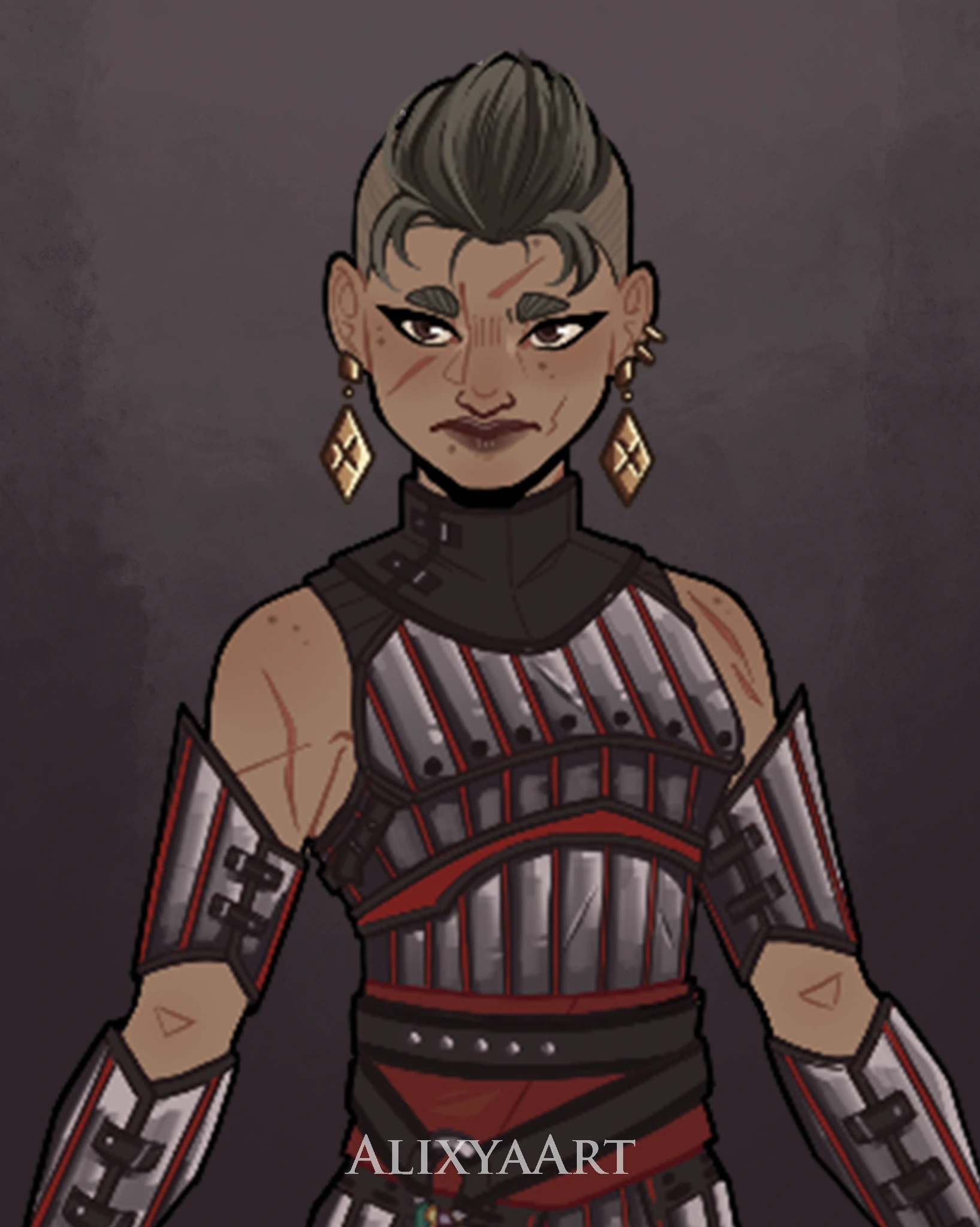 Afiya character artwork