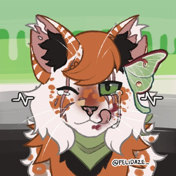 Warrior cats oc! character artwork