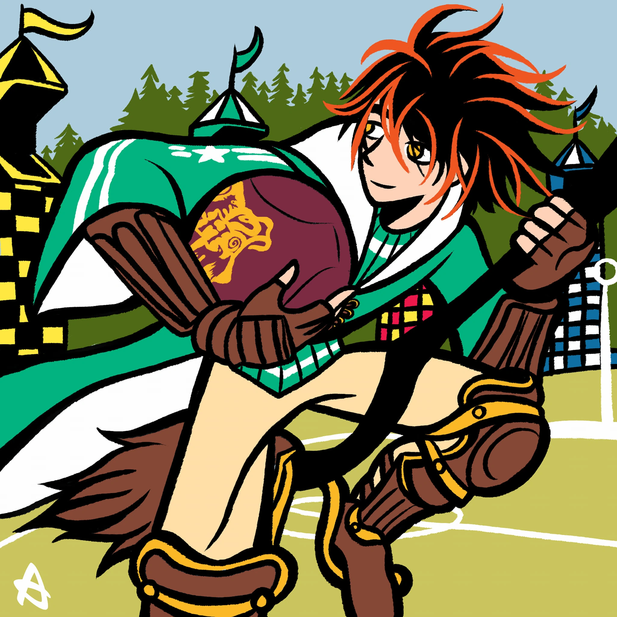 Harry Black character artwork