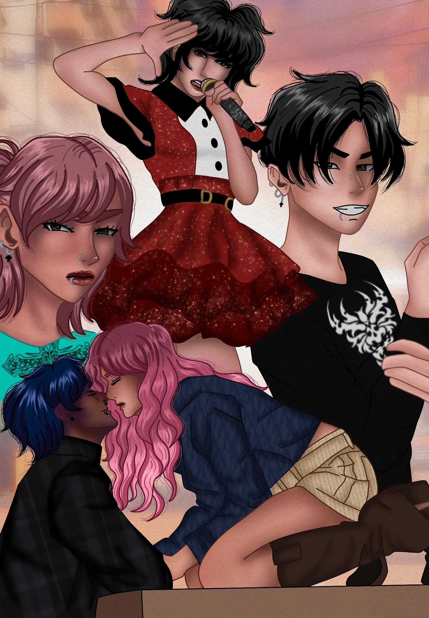 Webtoon Cover character artwork