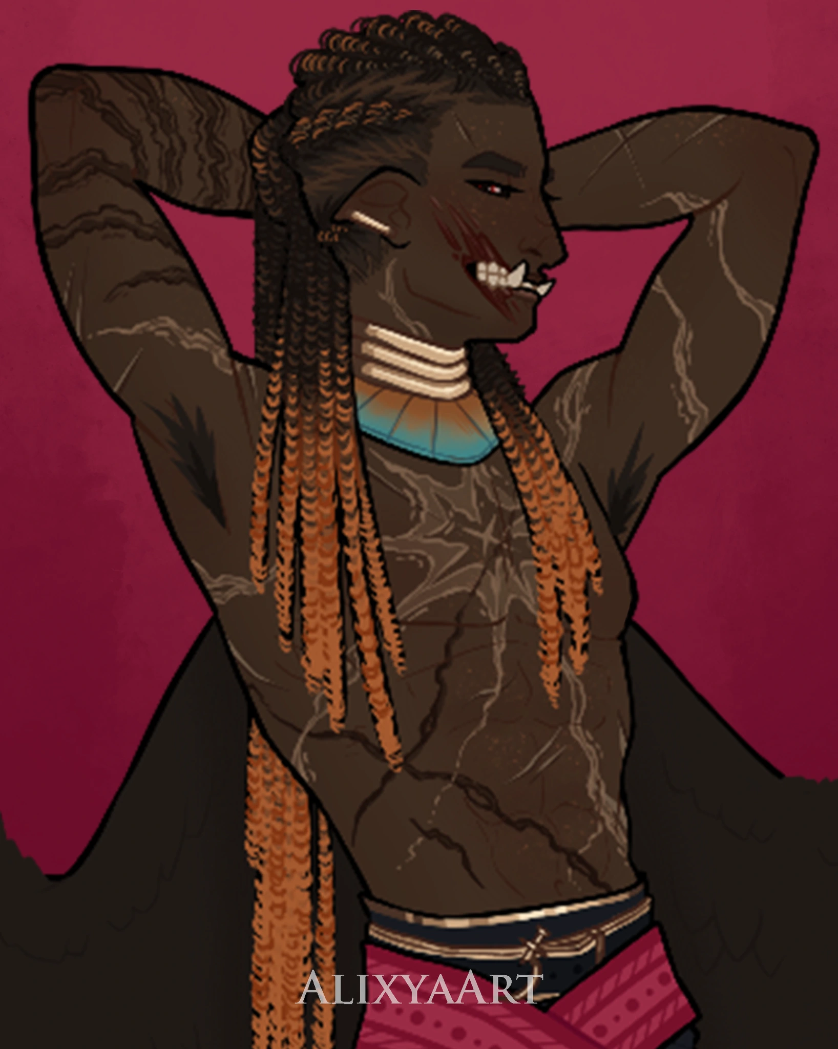 Ajanie Khumalo character artwork