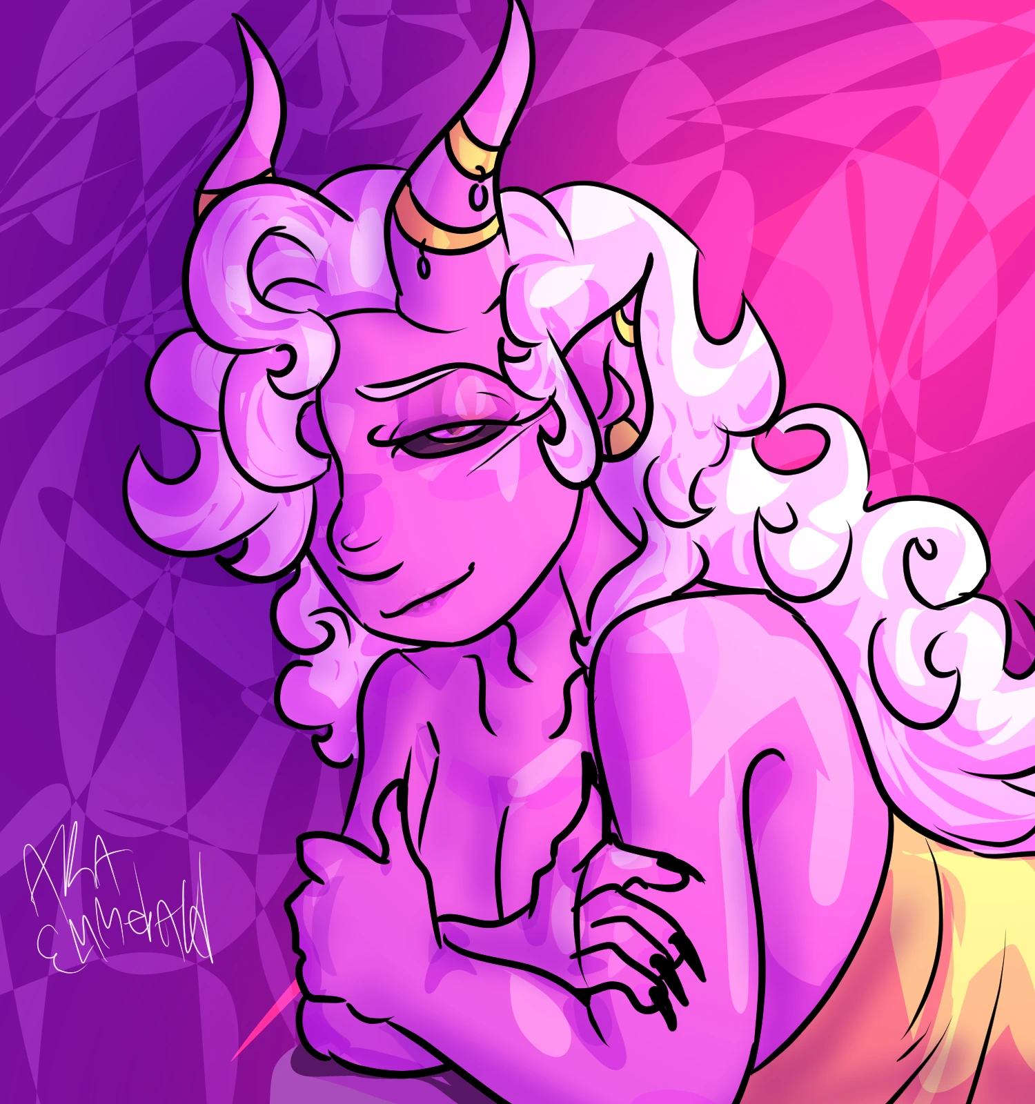 April and may scribbles character artwork