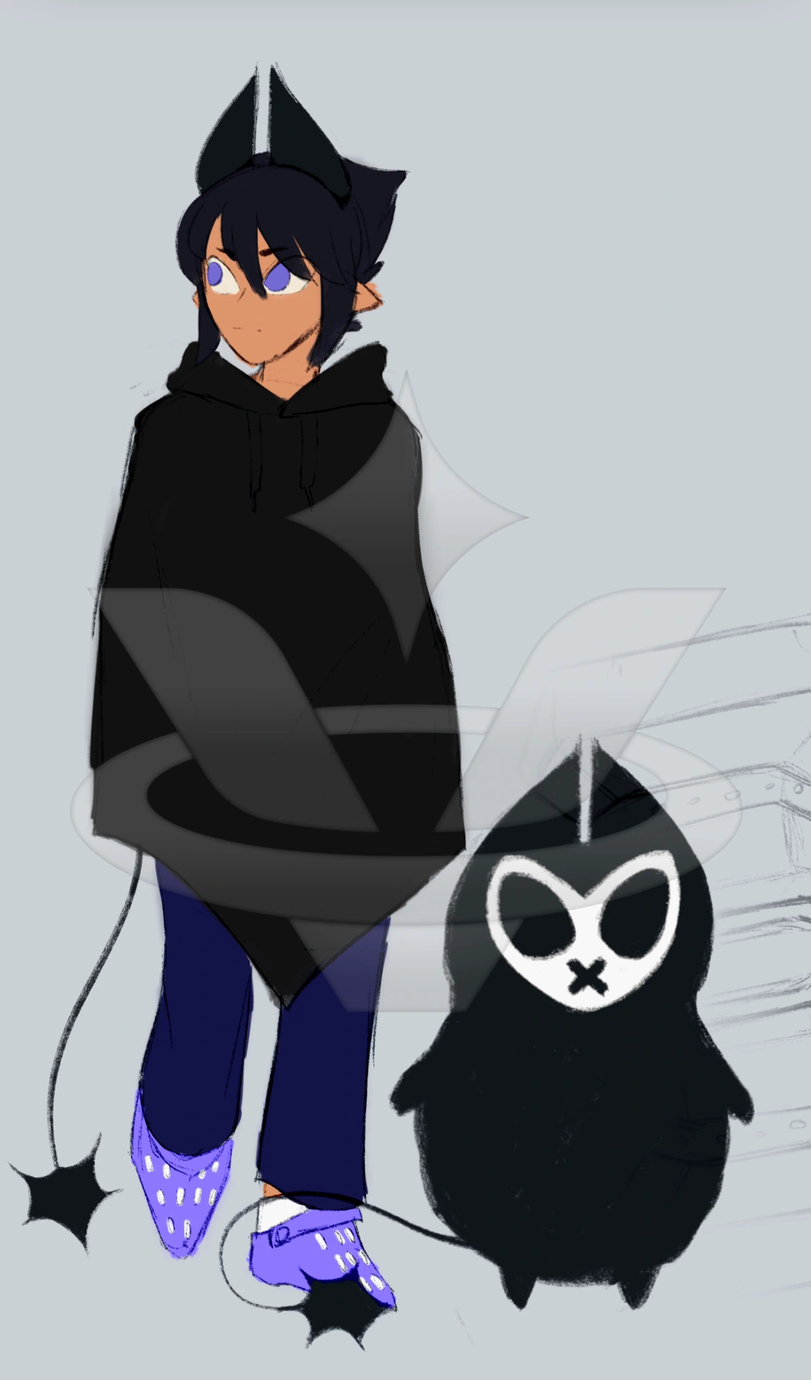 Asher character artwork