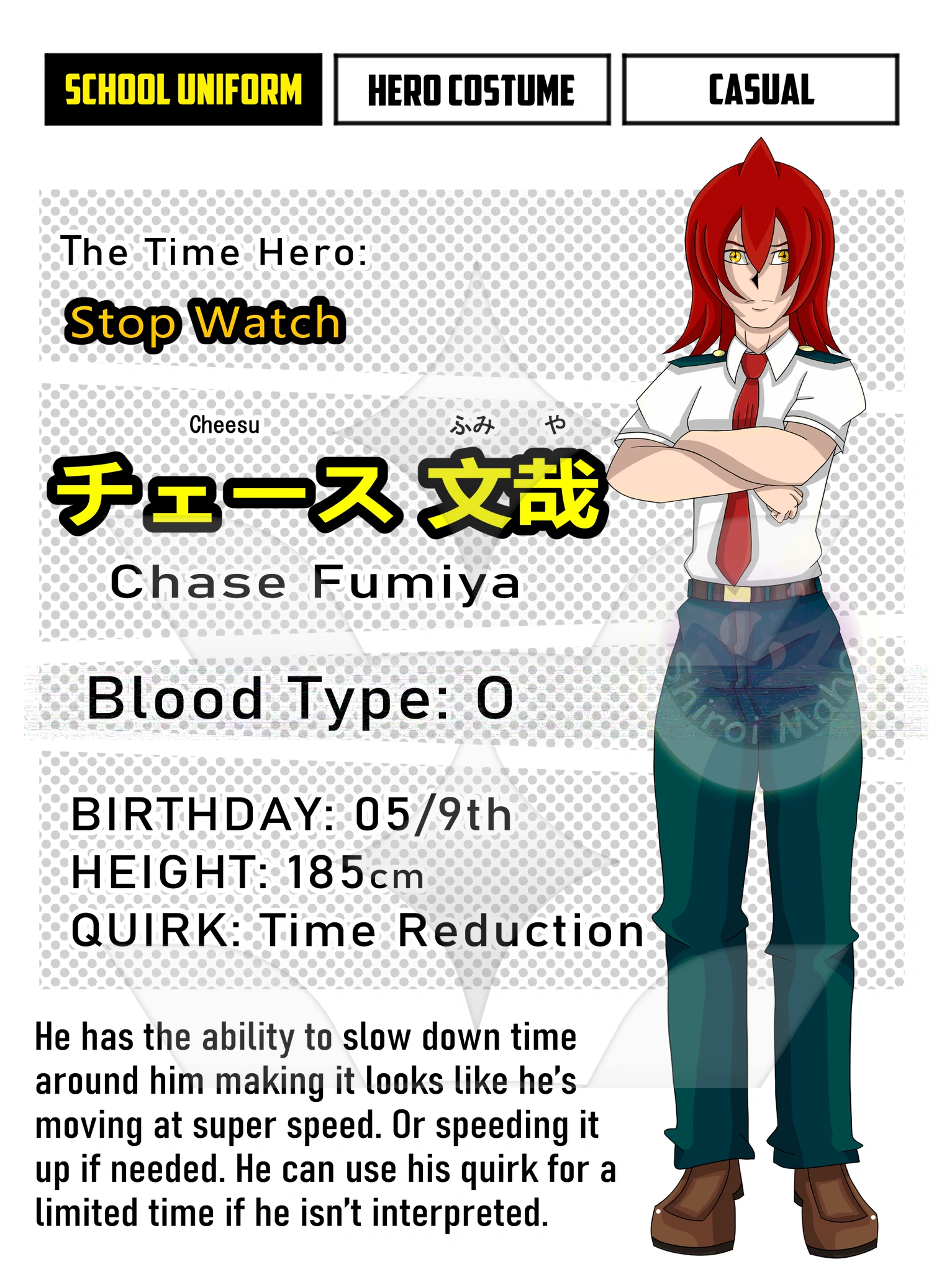 Chase Fumiya character artwork