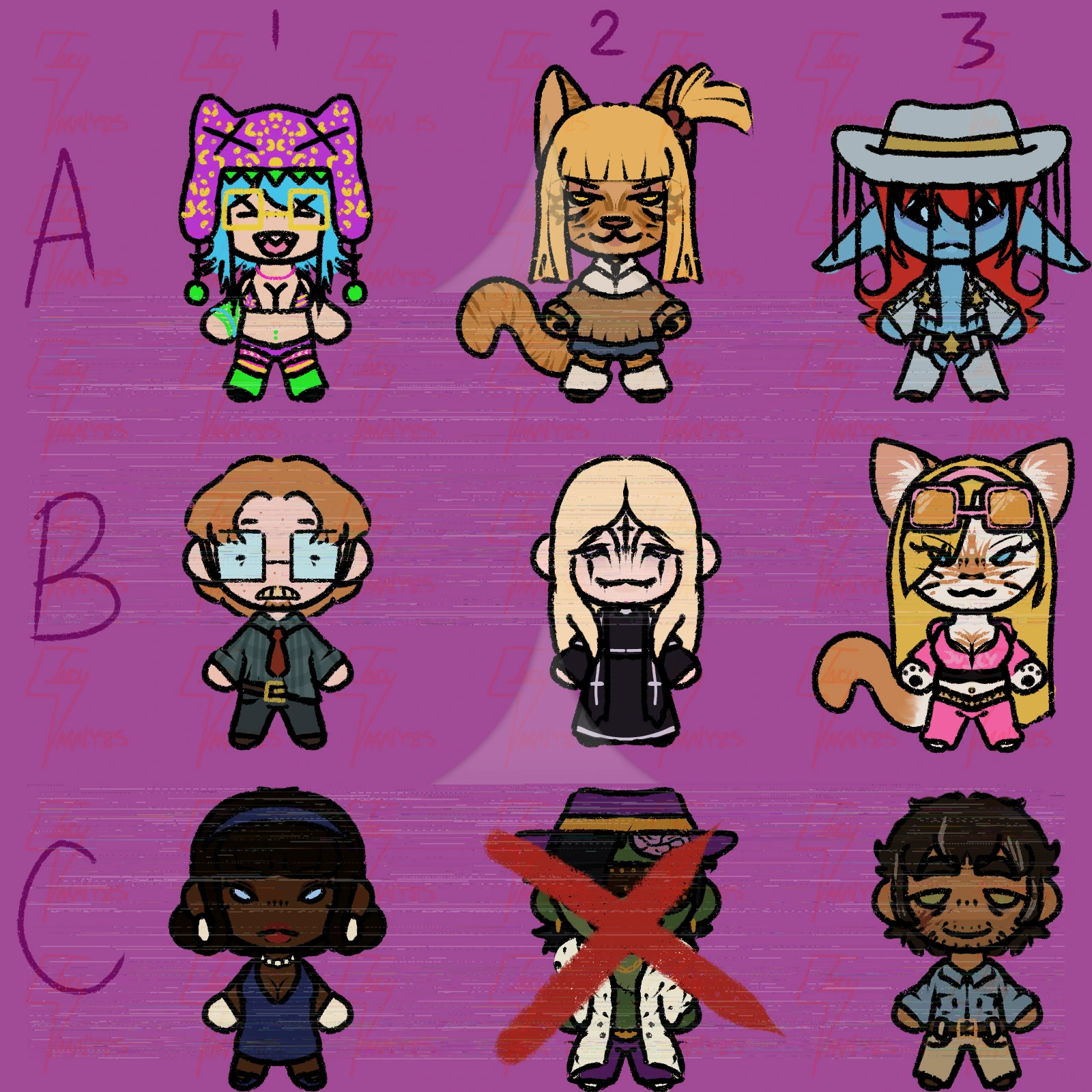 [8/9] CHEAP RANDOM LIL’ GUY BATCH character artwork