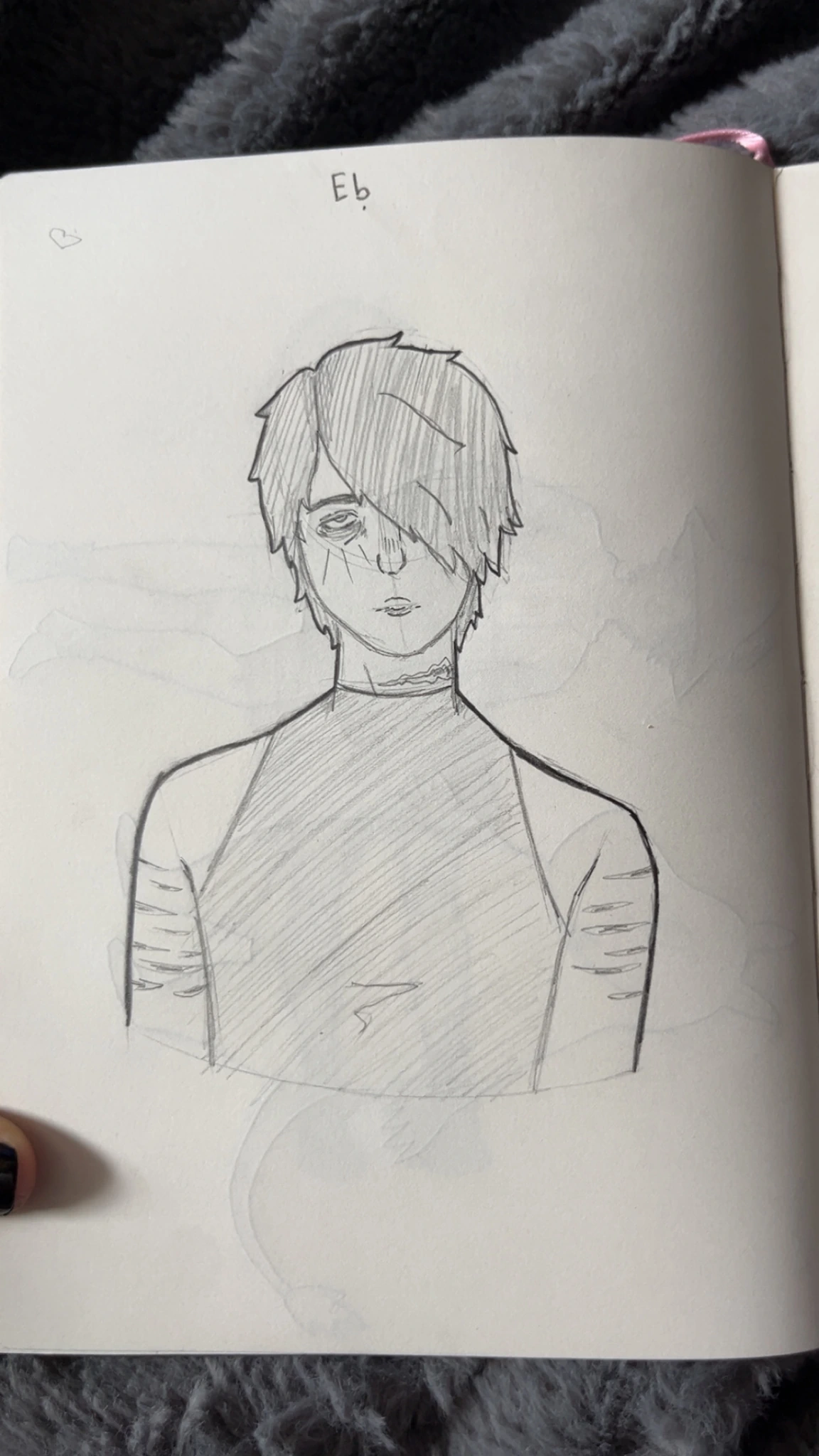 Eb in traditionalll :3 character artwork