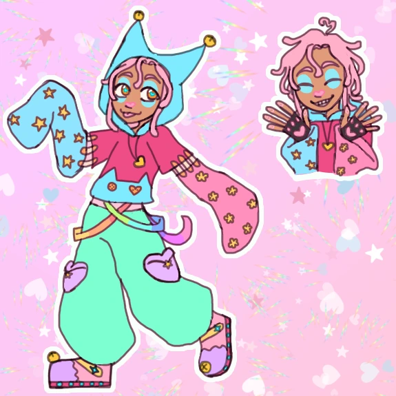 Clownkat character artwork
