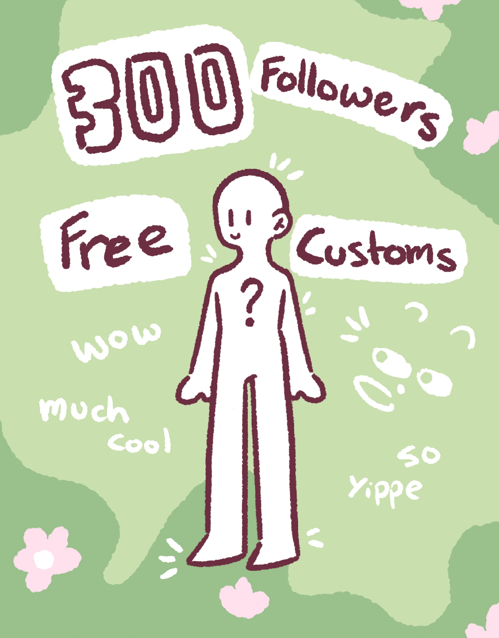 300 Follower Event (closed) character artwork