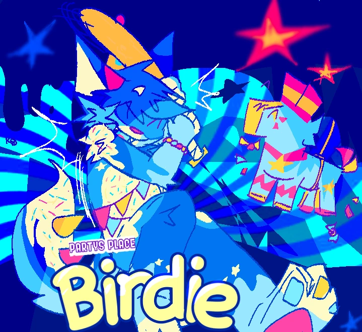 BIRDIE!!!! character artwork
