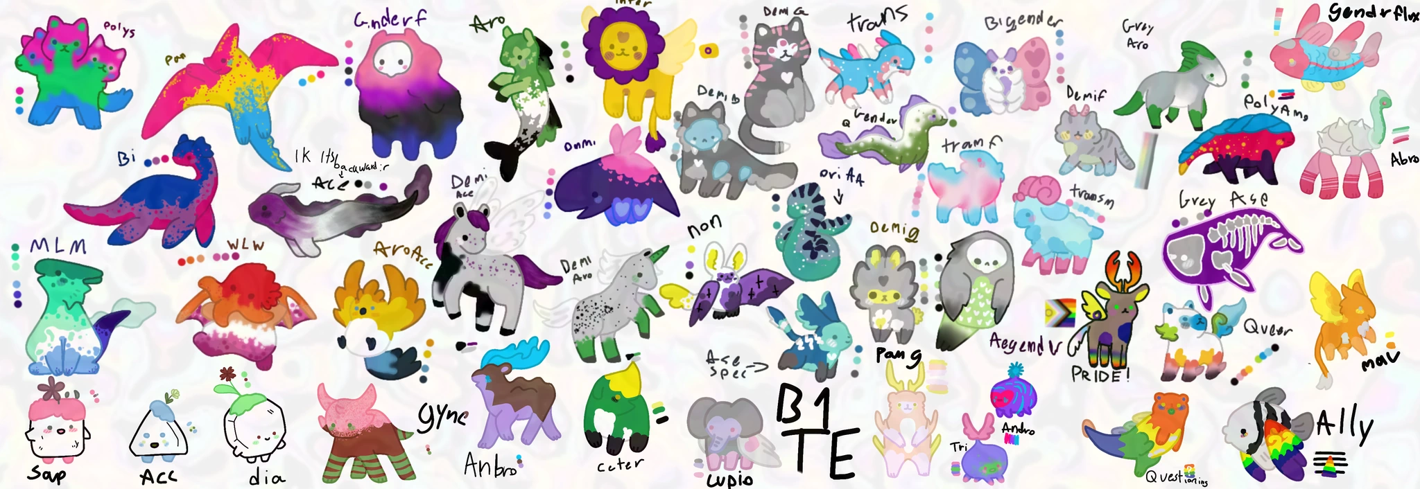 ADOPTABLES character artwork