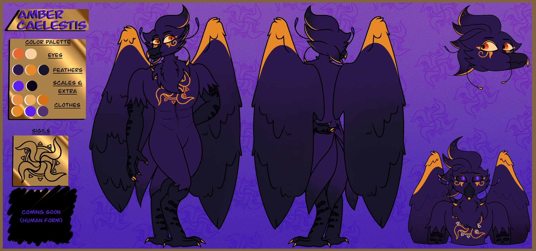 Amber Caelestis character artwork