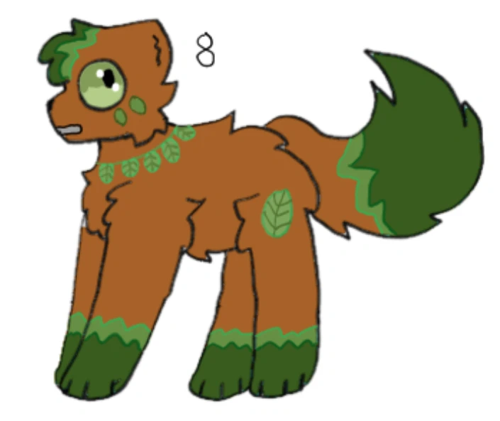 Adoptable 8 (Adopted!) character artwork
