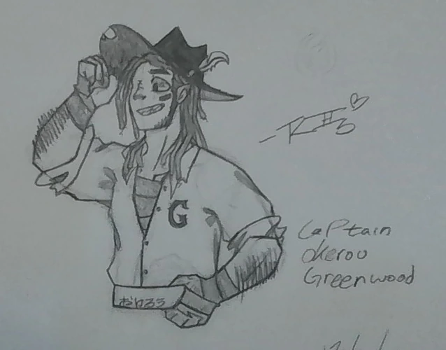 Captain Okerou character artwork