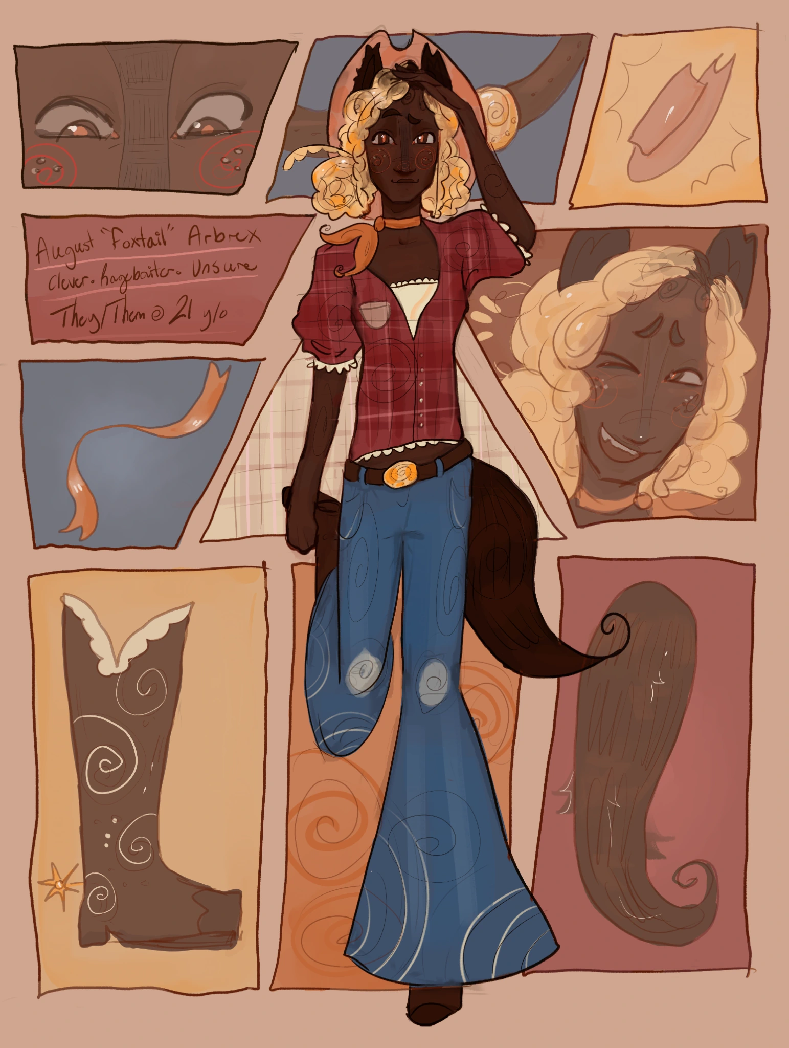 "Foxtail" character artwork