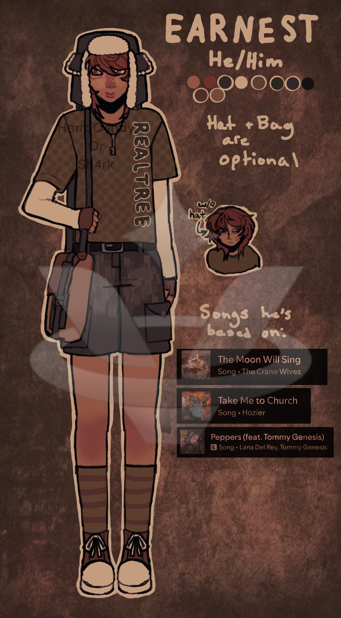 Earnest character artwork