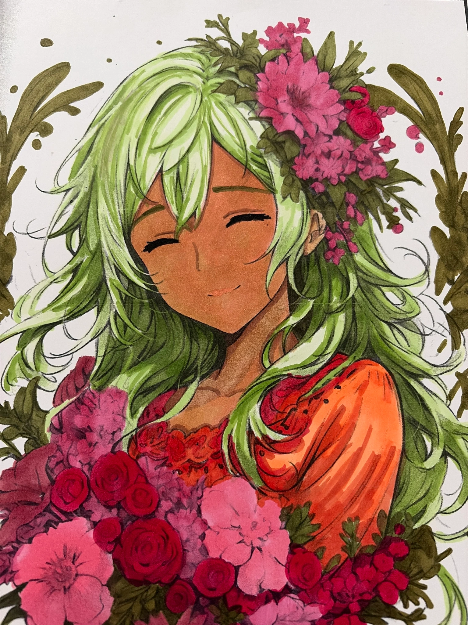 Anime girl character artwork