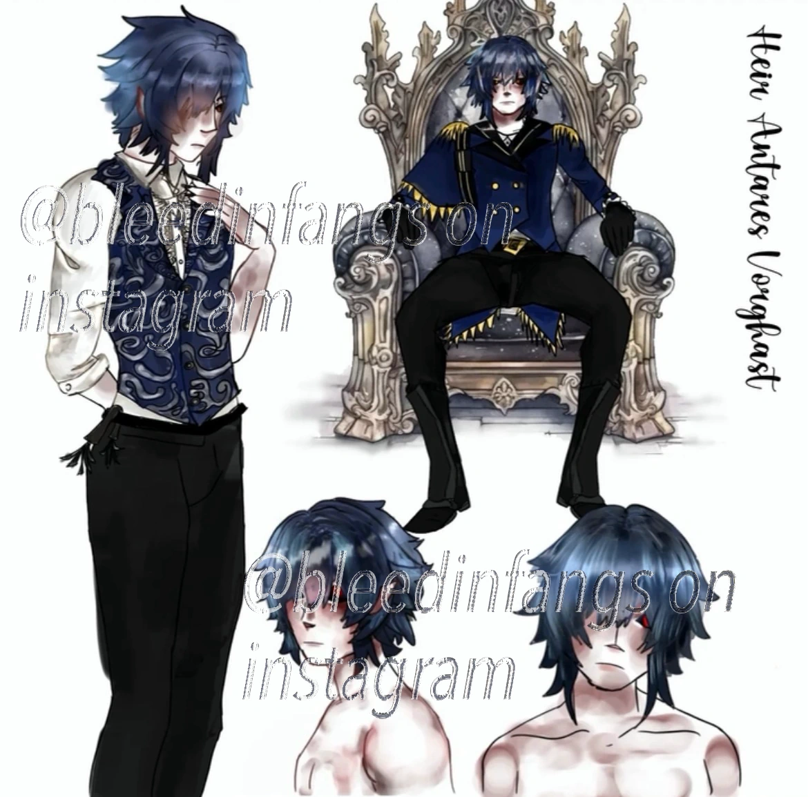 Antares Vorghast, the heir Vampire! character artwork