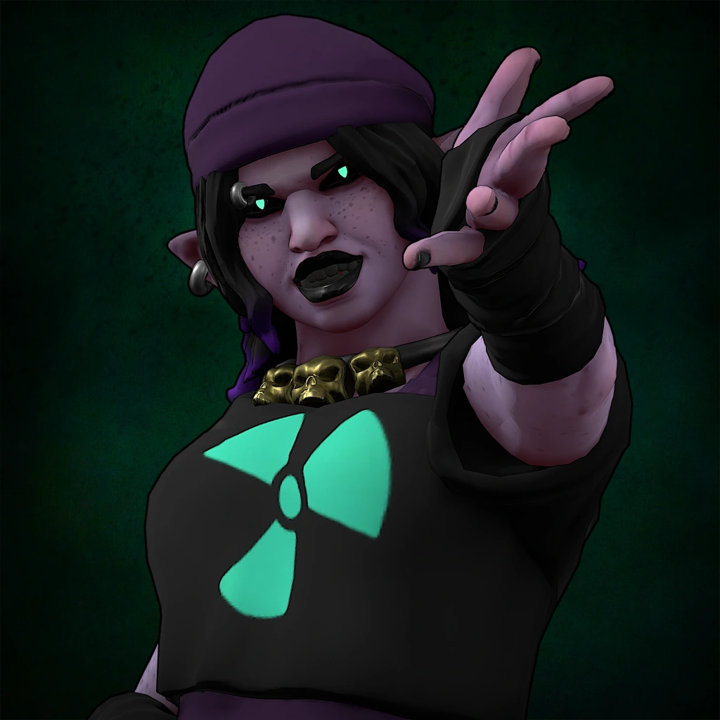 Harlowe Dracul character artwork